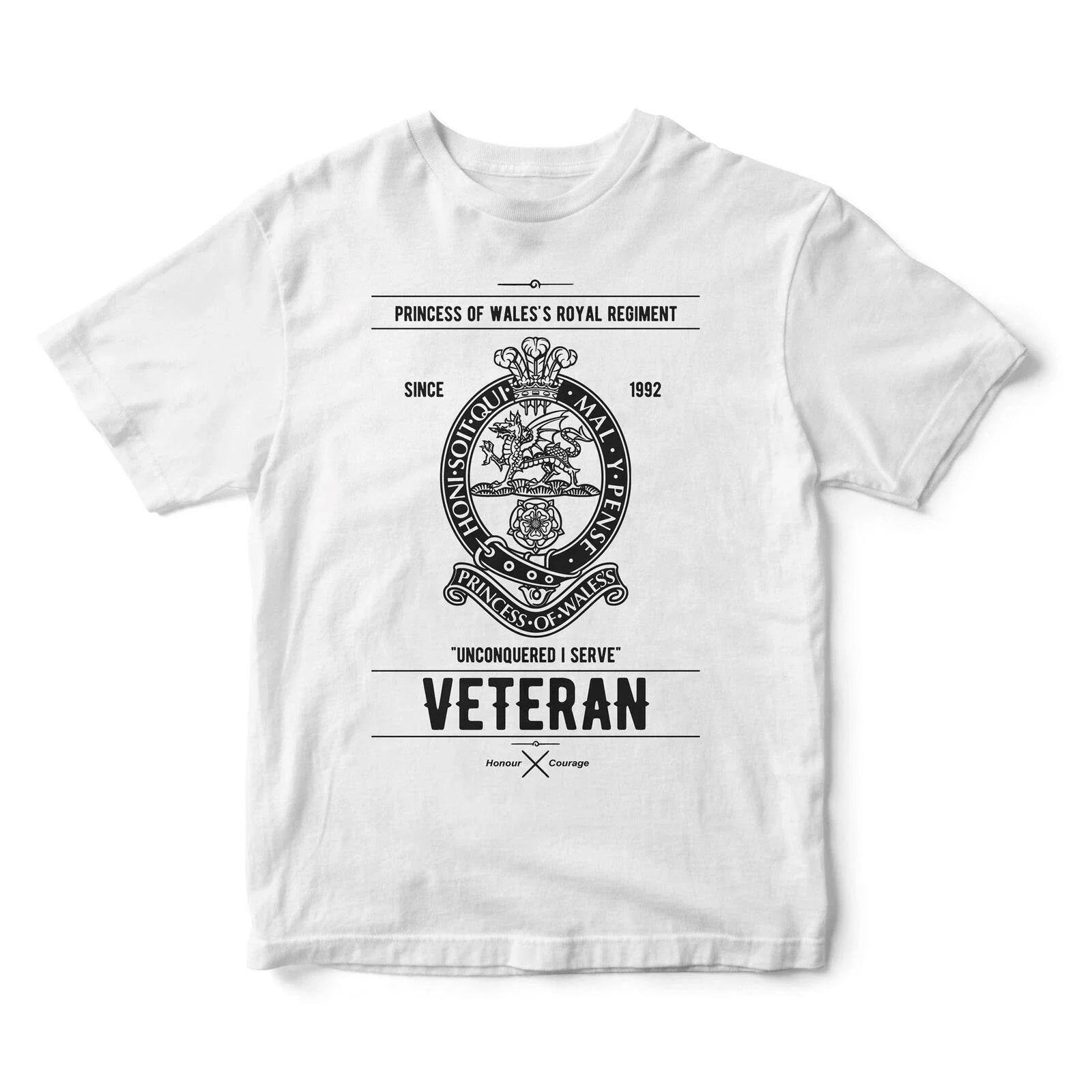P.I.G HM British Armed Princess of Wales's Royal Regiment Veteran *041* T-shirt Unisex T-shirt, Sweatshirt, Hoodie, Long Sleeve Tee - T-Shirt, Sweatshirt, Hoodie