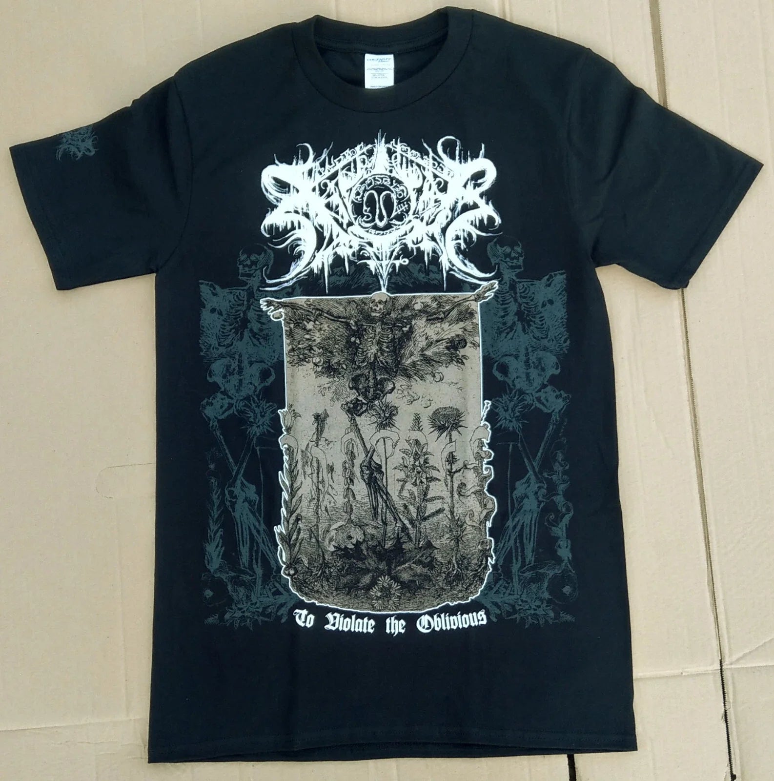 XASTHUR - To Violate the Oblivious (T-Shirt / Longsleeve) Unisex T-shirt, Sweatshirt, Hoodie, Long Sleeve Tee - T-Shirt, Sweatshirt, Hoodie