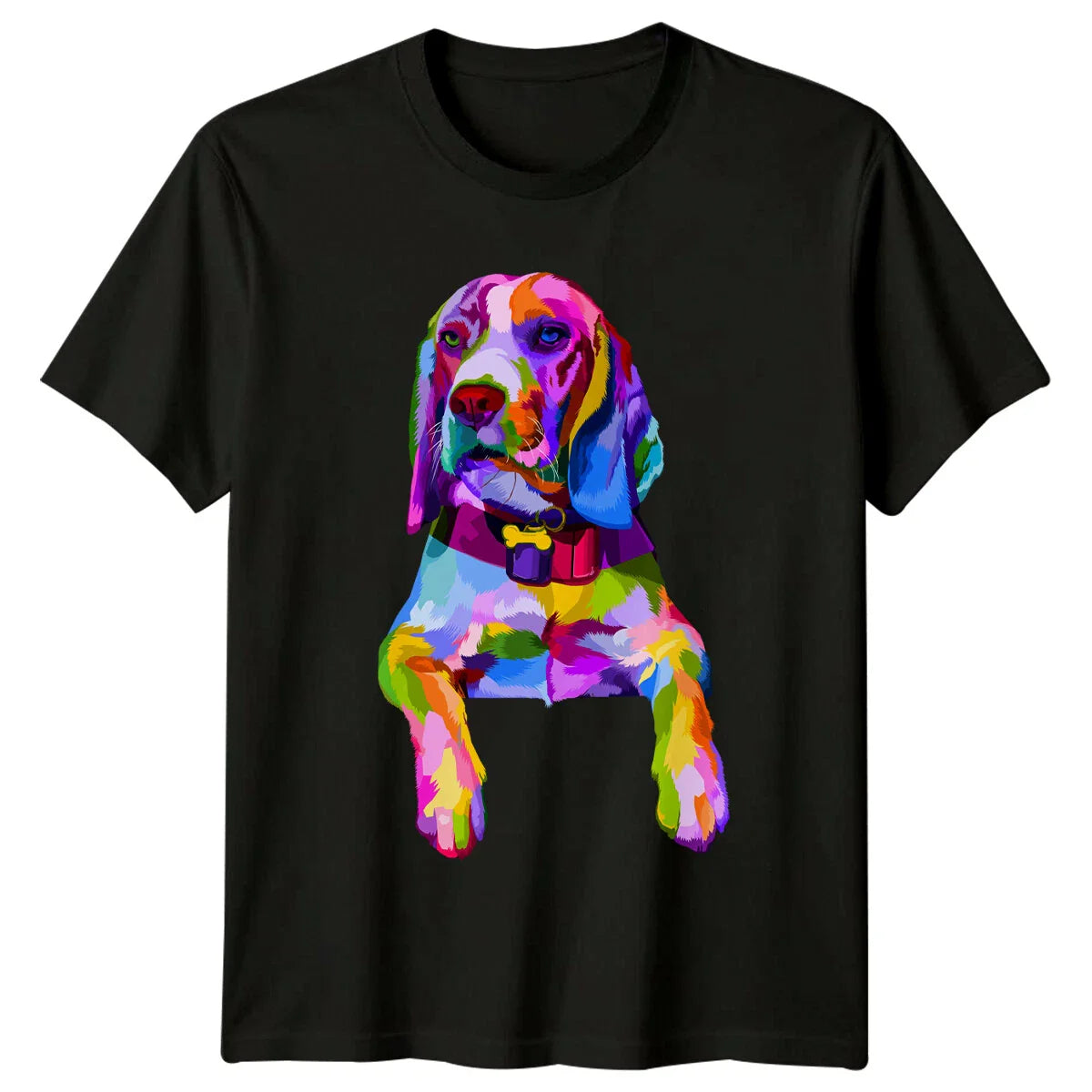 Beagle Dog Pop Art Style Mens T-Shirt Womens Graphic Tee Animal Top Unisex T-shirt, Sweatshirt, Hoodie, Long Sleeve Tee - T-Shirt, Sweatshirt, Hoodie