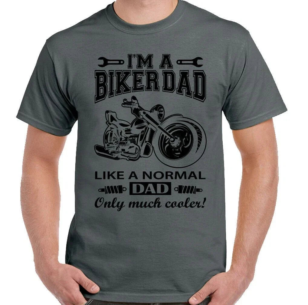 Biker Dad T-Shirt Mens Funny Motorbike Motorcycle Father's Day Bike Xmas I'm A Unisex T-shirt, Sweatshirt, Hoodie, Long Sleeve Tee - T-Shirt, Sweatshirt, Hoodie
