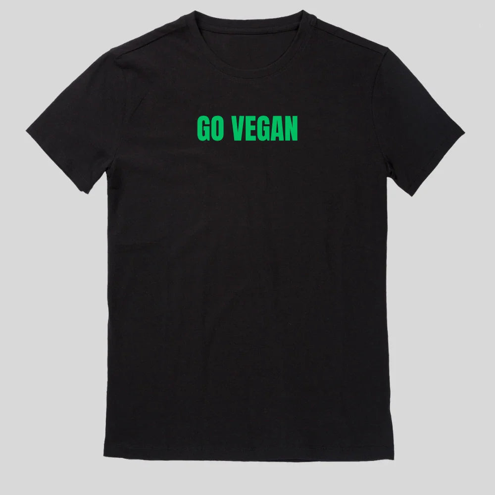 Go Vegan Men's Basic T-Shirt Unisex T-shirt, Sweatshirt, Hoodie, Long Sleeve Tee - T-Shirt, Sweatshirt, Hoodie