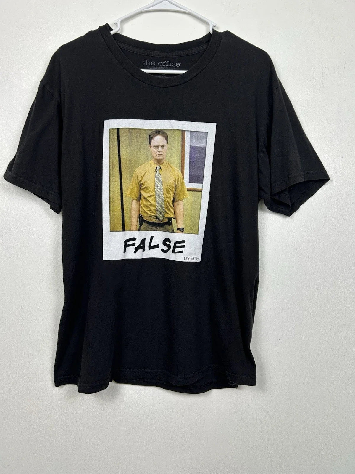 The Office Dwight T-Shirt Size Large Black Short Sleeve 100% Cotton TV Show Y2K Unisex T-shirt, Sweatshirt, Hoodie, Long Sleeve Tee - T-Shirt, Sweatshirt, Hoodie