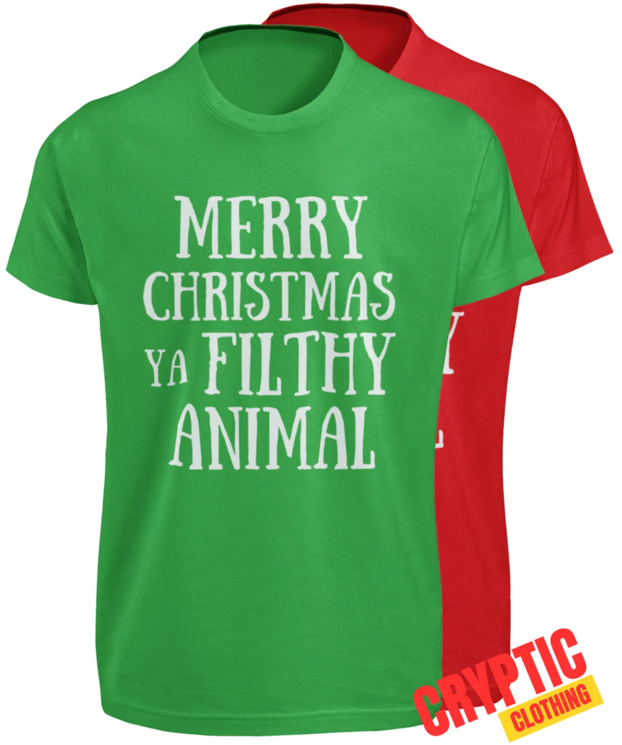Merry Christmas Ya Filthy Animal T-SHIRT 90's Movie Quote XMAS Eve Funny Pun TEE Unisex T-shirt, Sweatshirt, Hoodie, Long Sleeve Tee - T-Shirt, Sweatshirt, Hoodie