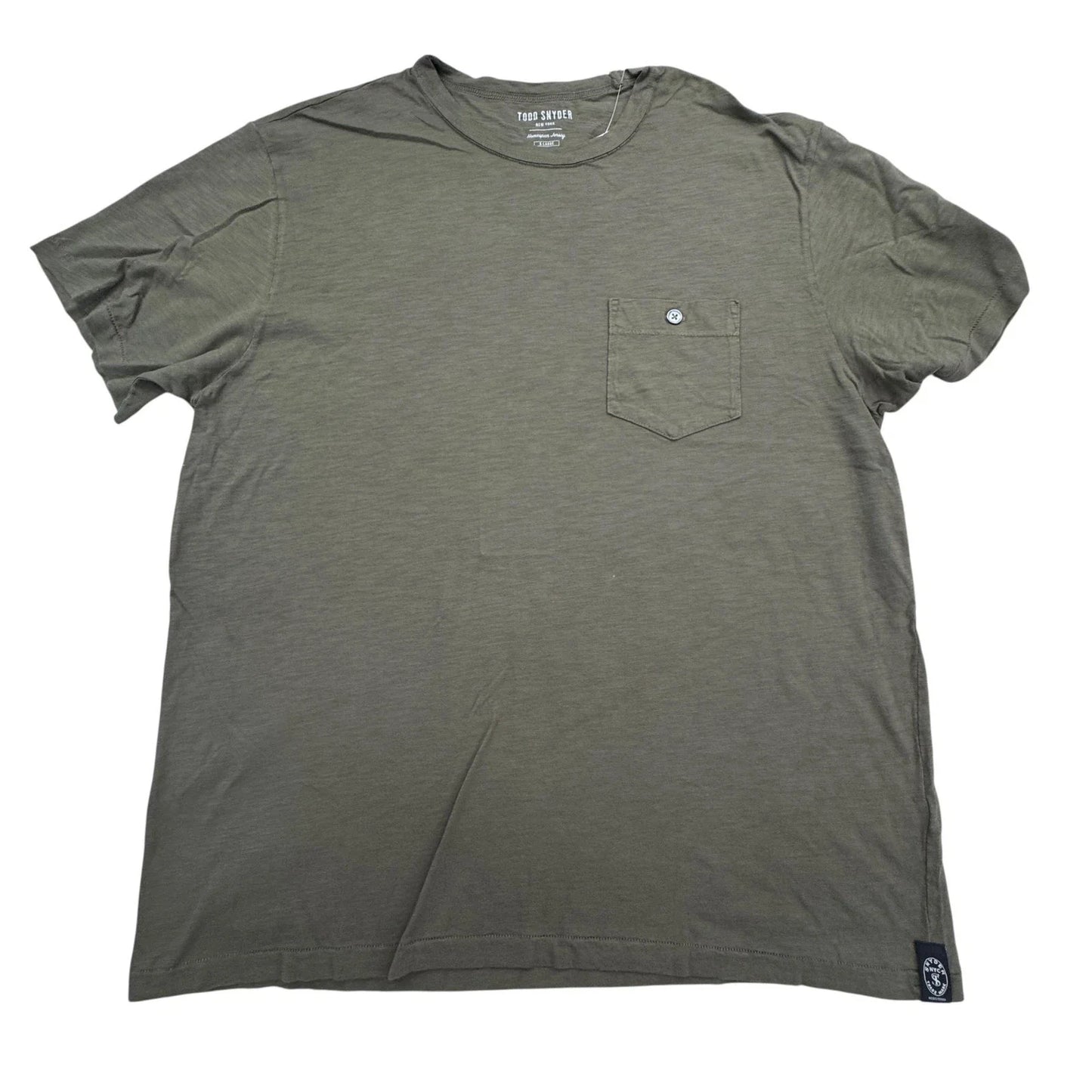 Todd Snyder Shirt Mens XL Olive Green Pocket Tee Homespun Jersey Made USA Casual Unisex T-shirt, Sweatshirt, Hoodie, Long Sleeve Tee - T-Shirt, Sweatshirt, Hoodie
