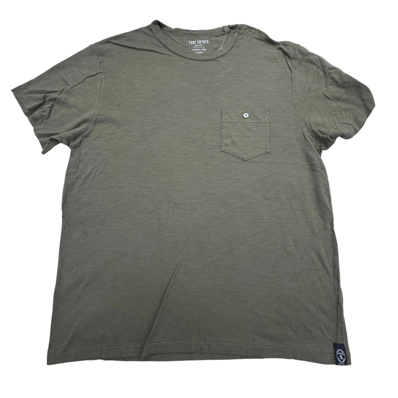 Todd Snyder Shirt Mens XL Olive Green Pocket Tee Homespun Jersey Made USA Casual Unisex T-shirt, Sweatshirt, Hoodie, Long Sleeve Tee - T-Shirt, Sweatshirt, Hoodie