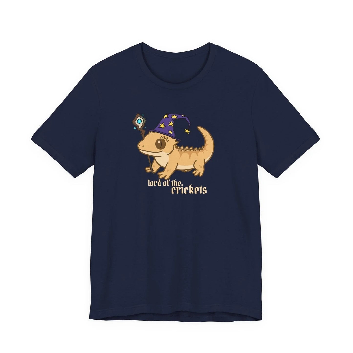 Crested Gecko Shirt Crestie Lover Reptile Gift Cute Wizard Mage Lizard Unisex T-shirt, Sweatshirt, Hoodie, Long Sleeve Tee - T-Shirt, Sweatshirt, Hoodie