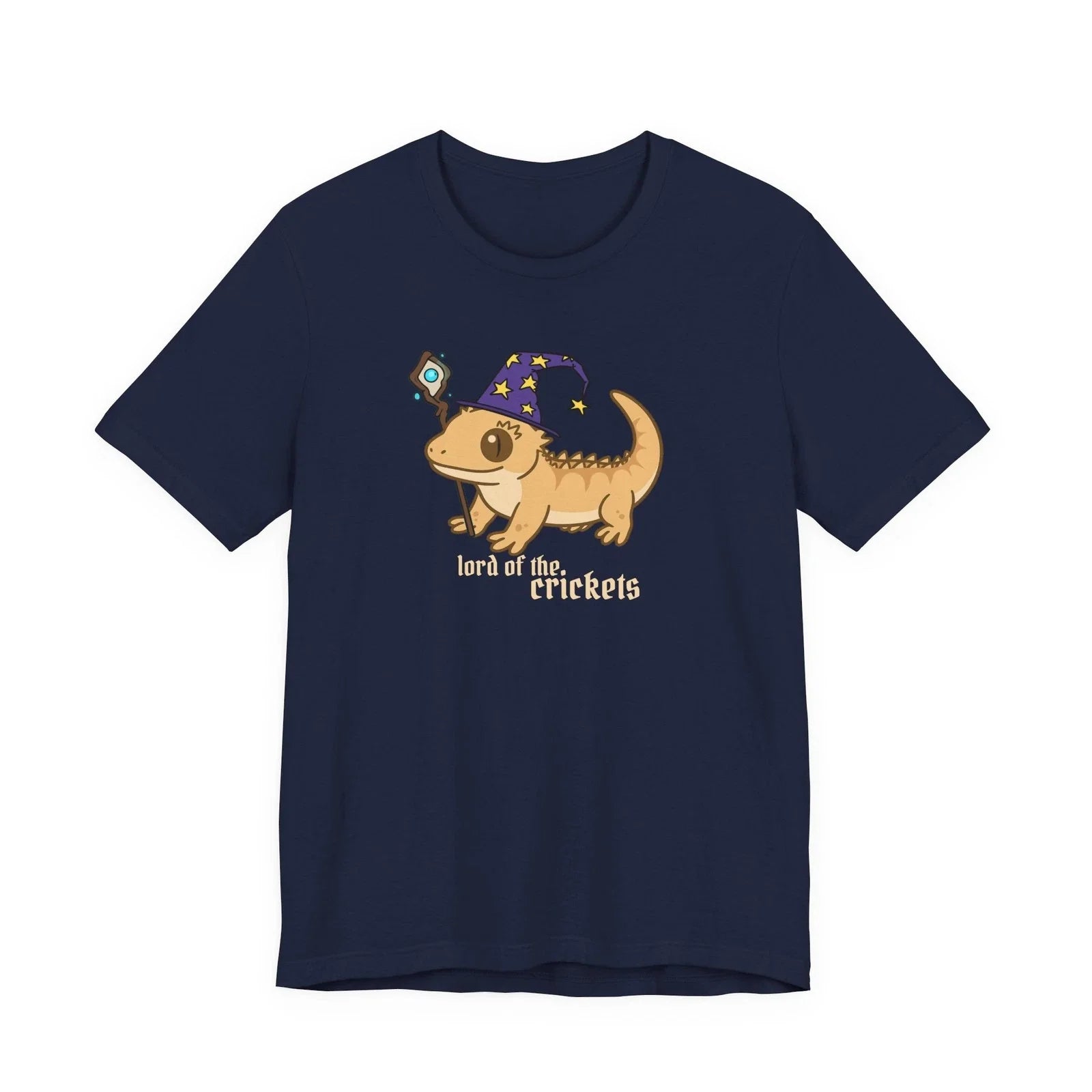 Crested Gecko Shirt Crestie Lover Reptile Gift Cute Wizard Mage Lizard Unisex T-shirt, Sweatshirt, Hoodie, Long Sleeve Tee - T-Shirt, Sweatshirt, Hoodie