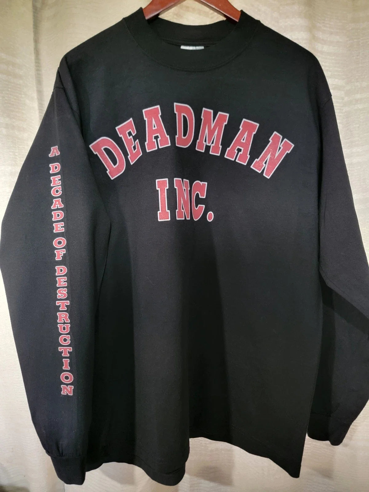 DEADMAN INC. ON PREMIUM HEAVYWEIGHT LONG SLEEVE Unisex T-shirt, Sweatshirt, Hoodie, Long Sleeve Tee - T-Shirt, Sweatshirt, Hoodie