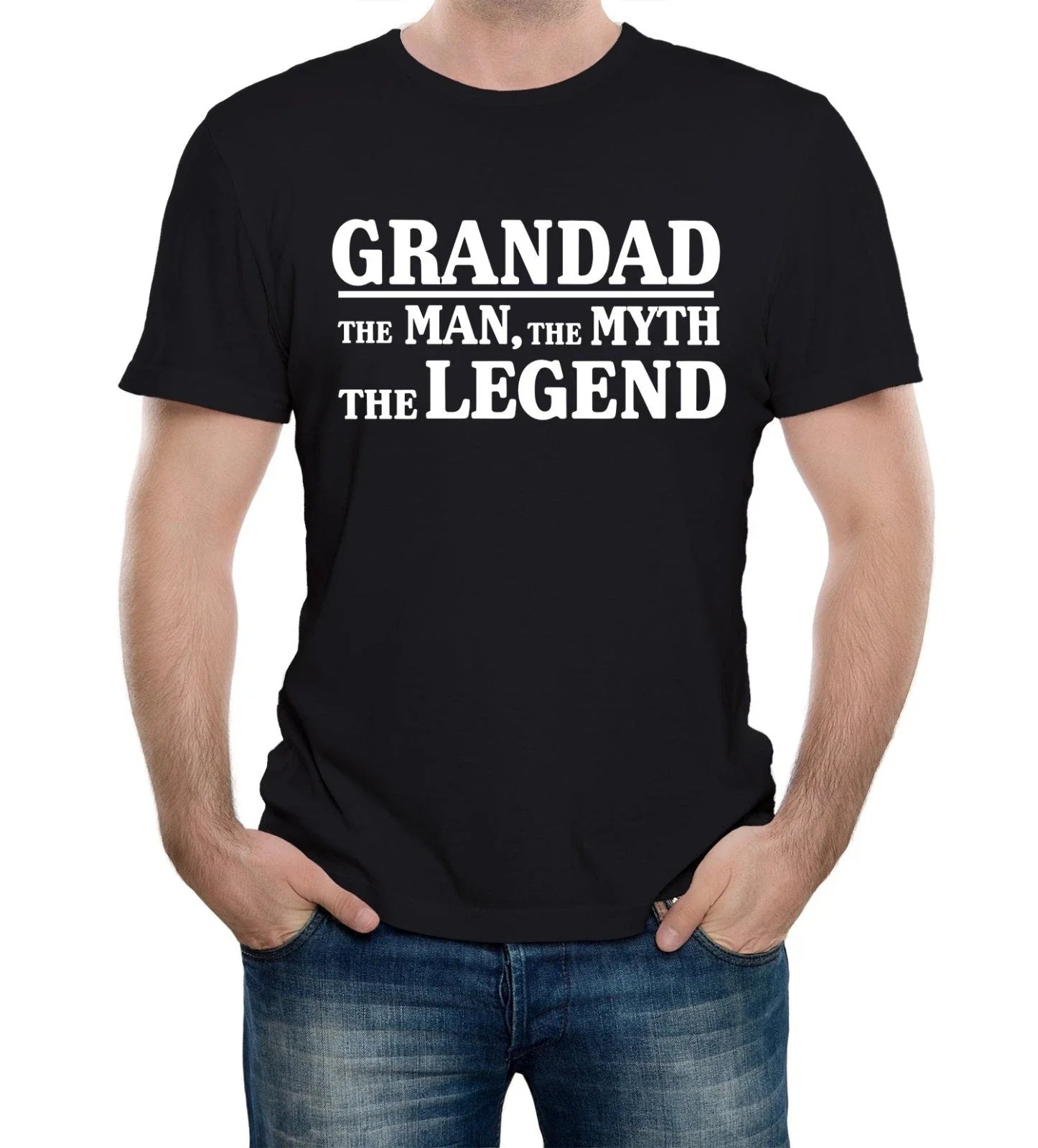HOT NEW Grandad The Legend T-Shirt - Funny T Shirt Grandpa Dad Gift Joke Fathers Unisex T-shirt, Sweatshirt, Hoodie, Long Sleeve Tee - T-Shirt, Sweatshirt, Hoodie