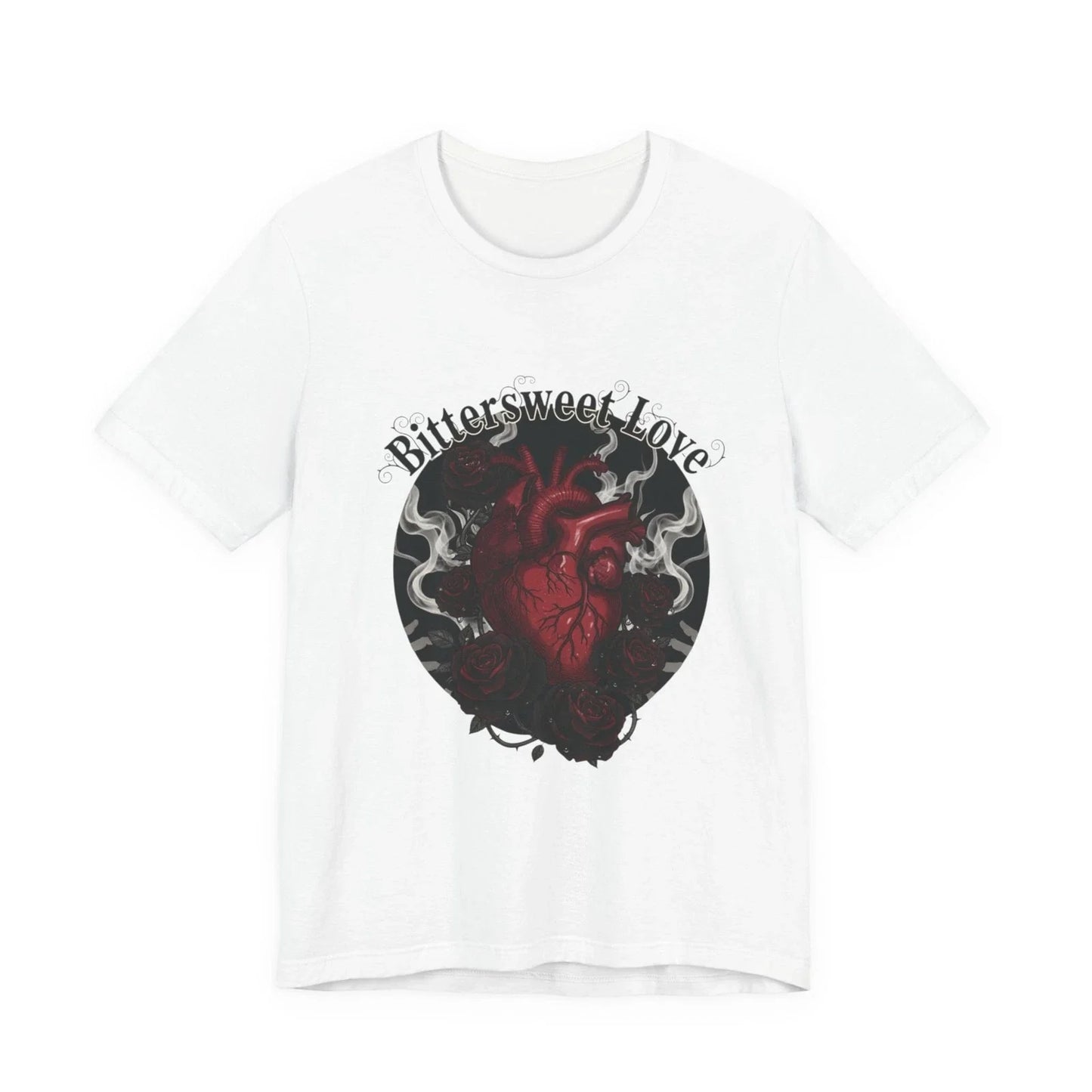 Bittersweet Heart Tee | goth valentine, dark romance Unisex T-shirt, Sweatshirt, Hoodie, Long Sleeve Tee - T-Shirt, Sweatshirt, Hoodie