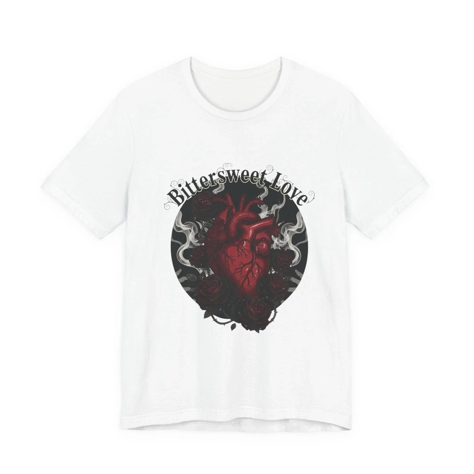 Bittersweet Heart Tee | goth valentine, dark romance Unisex T-shirt, Sweatshirt, Hoodie, Long Sleeve Tee - T-Shirt, Sweatshirt, Hoodie
