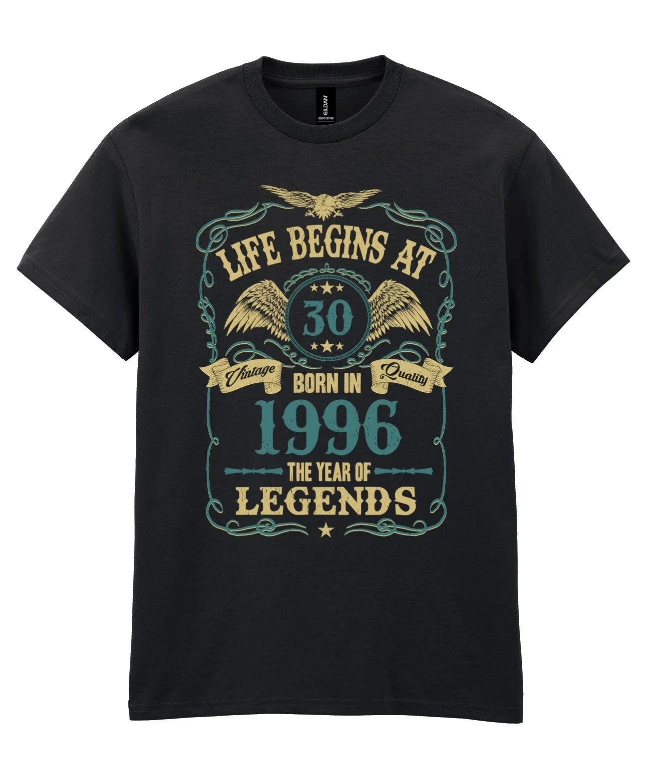 Life Begins at 30 T-Shirt Mens Funny Born In 1996 30th Birthday Gift for Him Son Unisex T-shirt, Sweatshirt, Hoodie, Long Sleeve Tee - T-Shirt, Sweatshirt, Hoodie