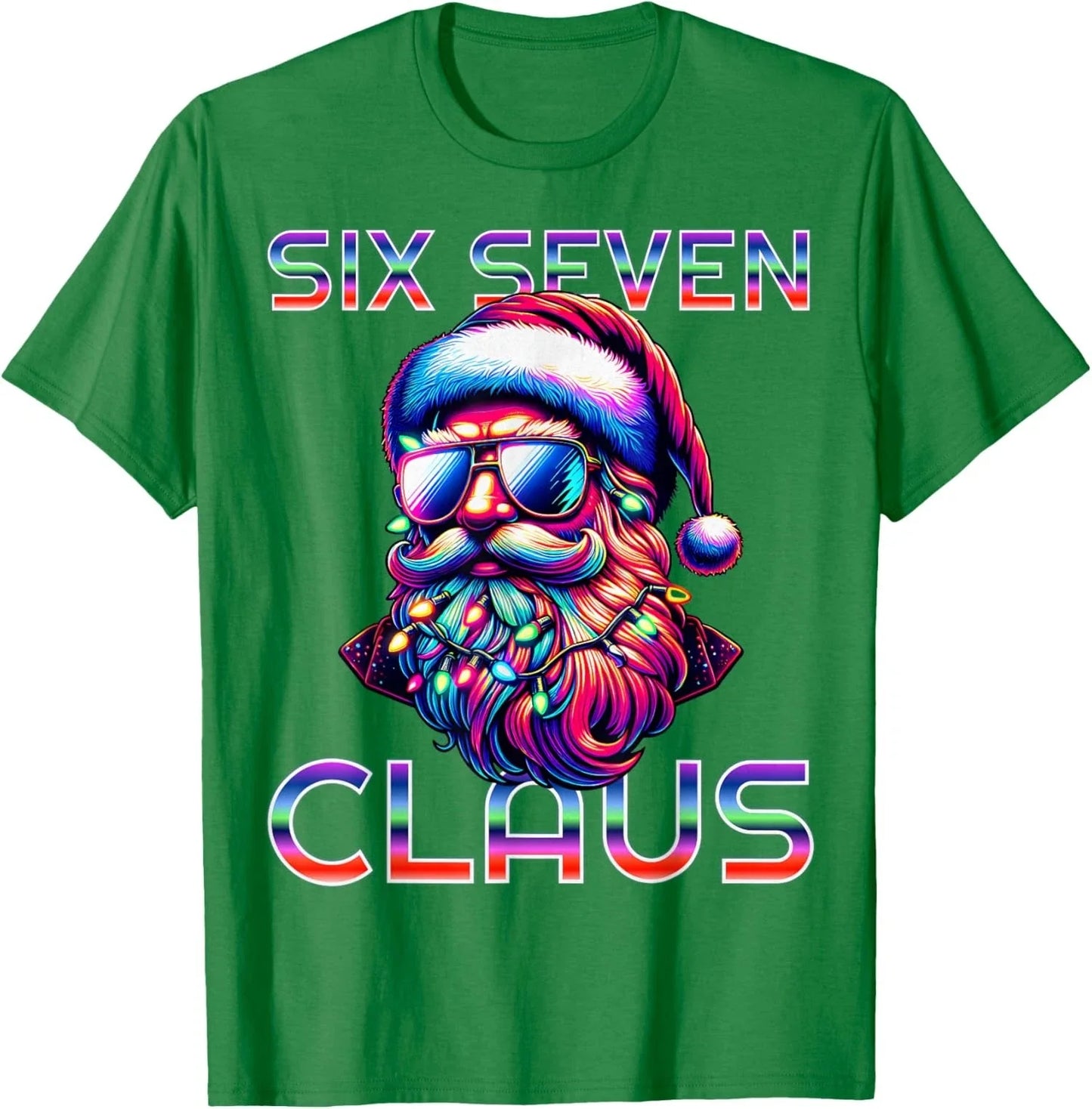 Funny 67 Meme Santa Christmas Brainrot Design Unisex T-Shirt Unisex T-shirt, Sweatshirt, Hoodie, Long Sleeve Tee - T-Shirt, Sweatshirt, Hoodie