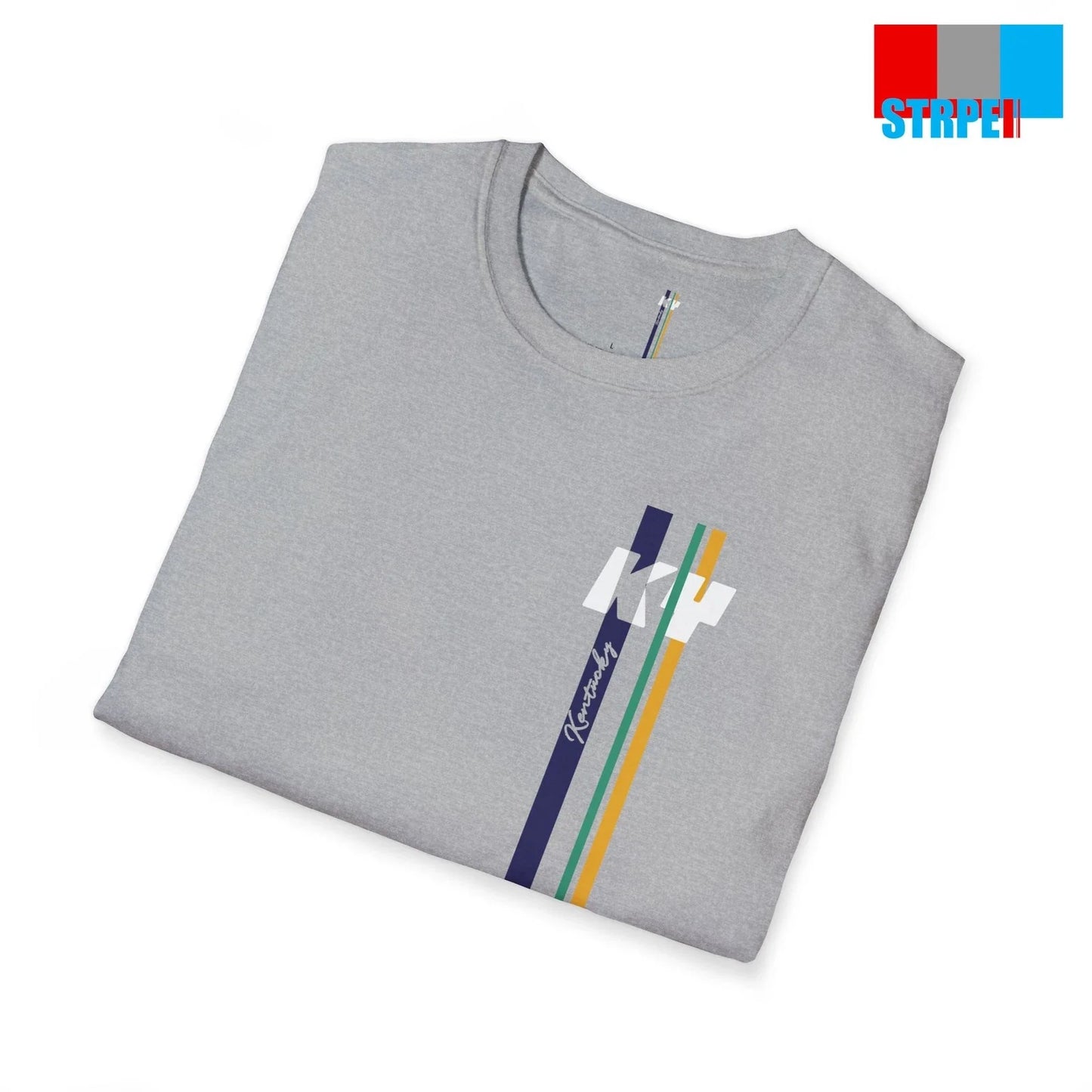 Kentucky State Flag Minimalist Stripes Monogram Tee Shirt Men Women Unisex Gift Unisex T-shirt, Sweatshirt, Hoodie, Long Sleeve Tee - T-Shirt, Sweatshirt, Hoodie