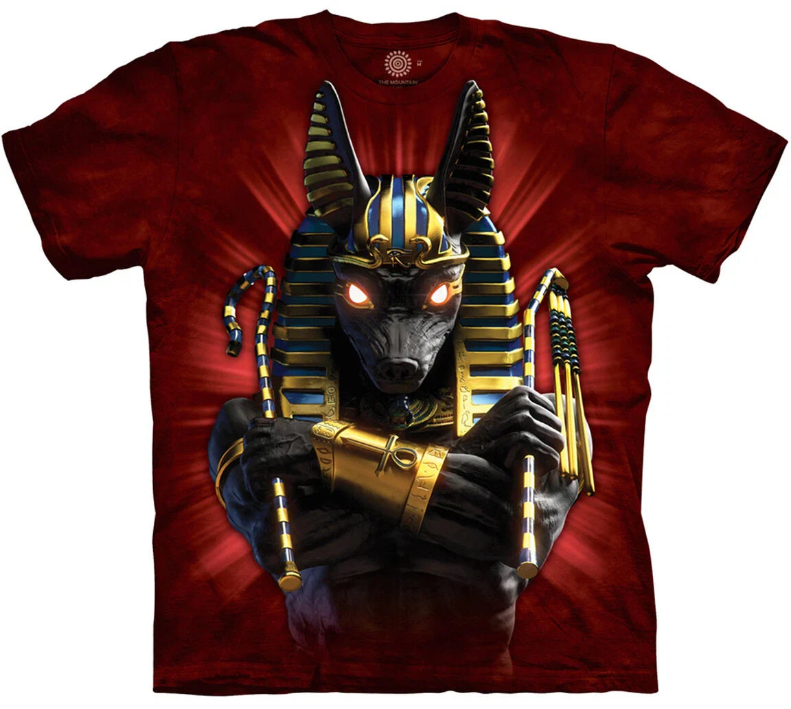 Egyptian Anubis Inpu Soldier God of Death Afterlife Red The Mountain Shirt M-XL Unisex T-shirt, Sweatshirt, Hoodie, Long Sleeve Tee - T-Shirt, Sweatshirt, Hoodie