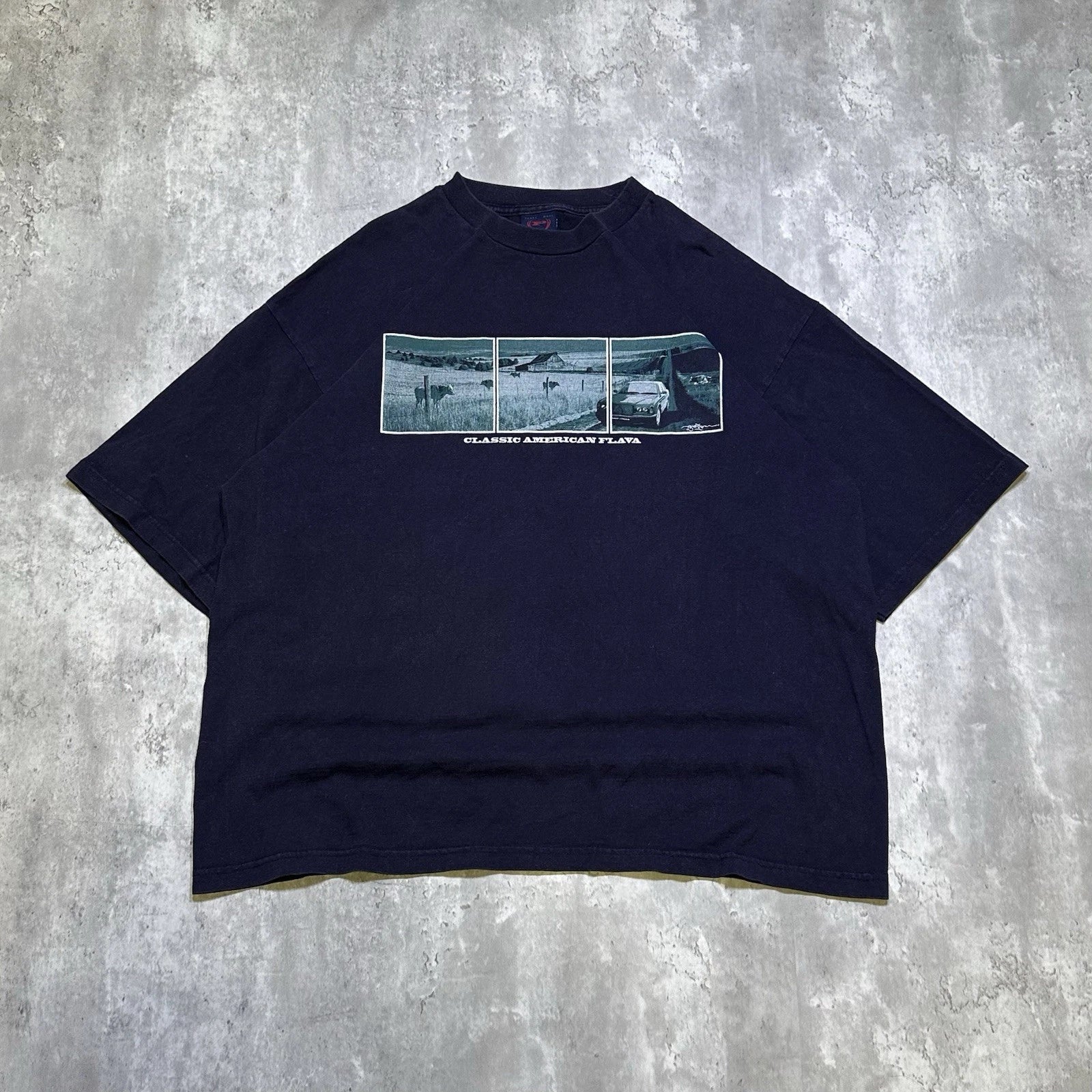 Y2K Navy and Blue Phat Farm Skater Graphic Tee Shirt Adult XL Unisex T-shirt, Sweatshirt, Hoodie, Long Sleeve Tee - T-Shirt, Sweatshirt, Hoodie