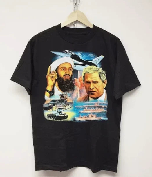 9-11 T-Shirt Rap Tee Osama Bin Laden, Cotton Shirt For Unisex Unisex T-shirt, Sweatshirt, Hoodie, Long Sleeve Tee - T-Shirt, Sweatshirt, Hoodie