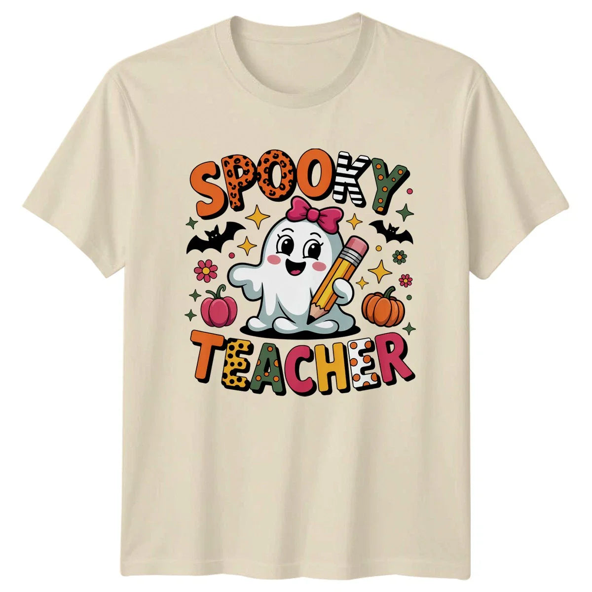 Spooky Teacher T-Shirt Halloween Teaching Gift For Him And Her Unisex T-shirt, Sweatshirt, Hoodie, Long Sleeve Tee - T-Shirt, Sweatshirt, Hoodie