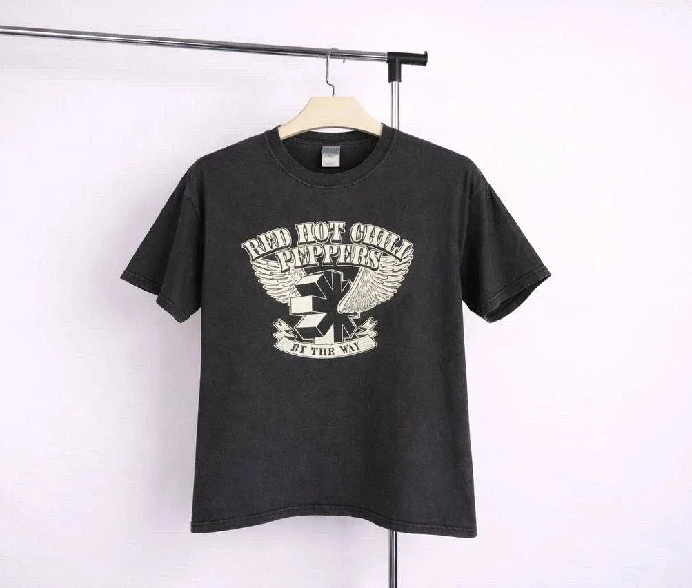Vintage 2002 Red Hot Chili Peppers By The Way Tour T Shirt Band Tee Size:L Rare Unisex T-shirt, Sweatshirt, Hoodie, Long Sleeve Tee - T-Shirt, Sweatshirt, Hoodie