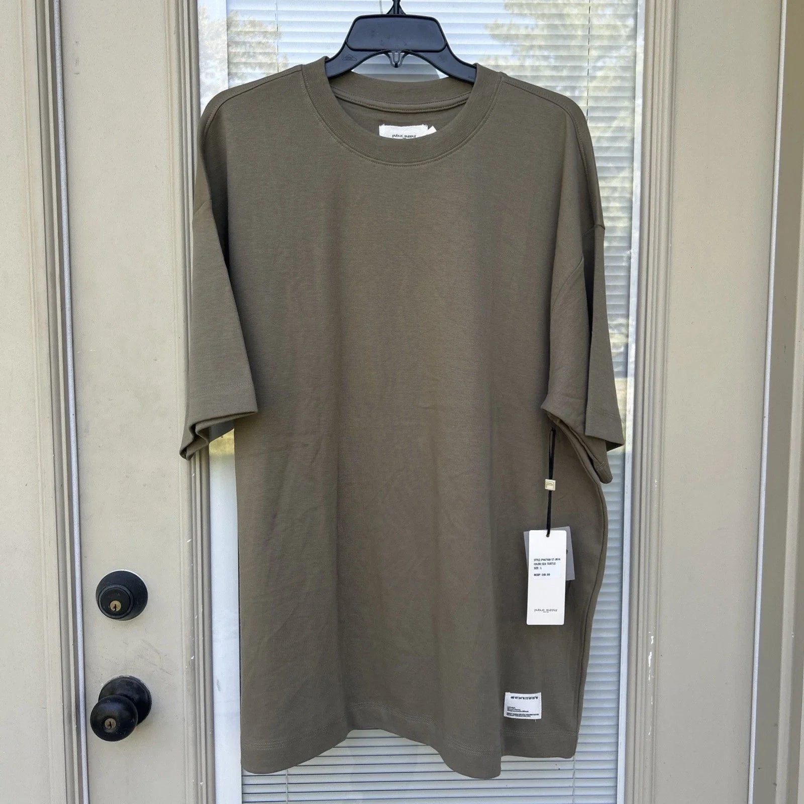 Public Supply NYC Mens Oversized Fit Tee Sea Turtle Size L NWT Unisex T-shirt, Sweatshirt, Hoodie, Long Sleeve Tee - T-Shirt, Sweatshirt, Hoodie