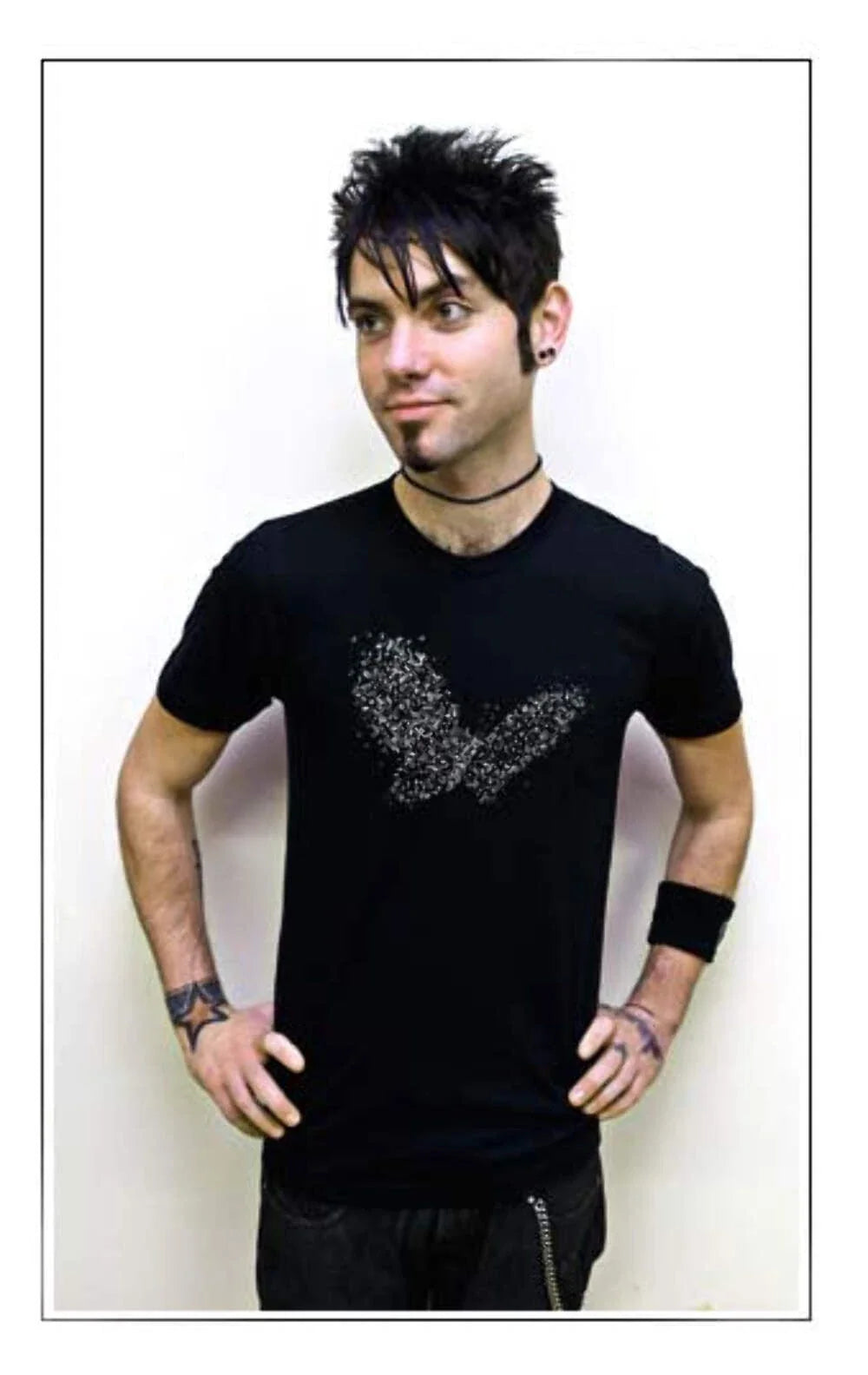 Butterfly Emo T-Shirt  Indie Style Fashion Aesthetic BW Tee Unisex T-shirt, Sweatshirt, Hoodie, Long Sleeve Tee - T-Shirt, Sweatshirt, Hoodie