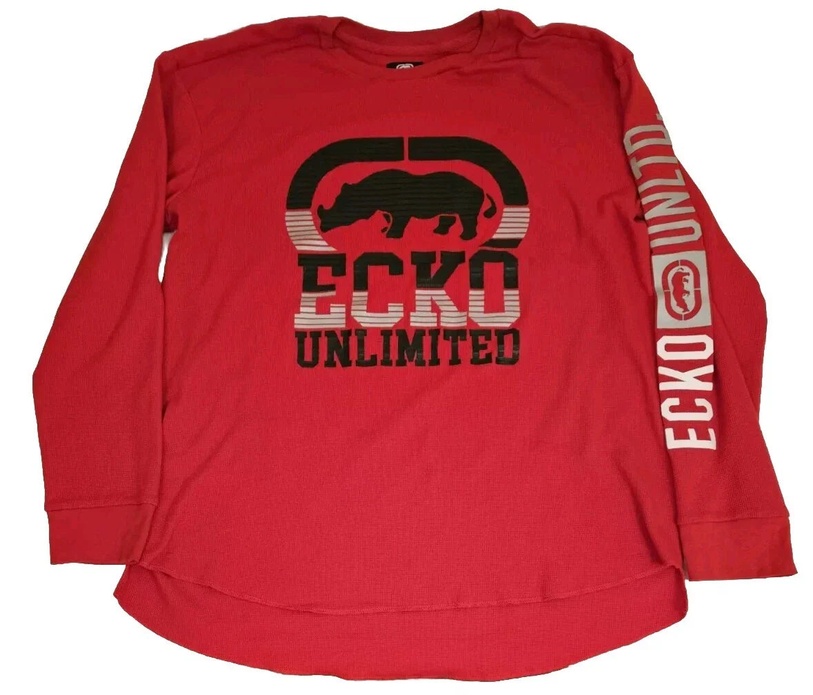 ECKO UNLTD Shirt Men's 3XL Long Sleeve Y2K Red XXXL Unisex T-shirt, Sweatshirt, Hoodie, Long Sleeve Tee - T-Shirt, Sweatshirt, Hoodie
