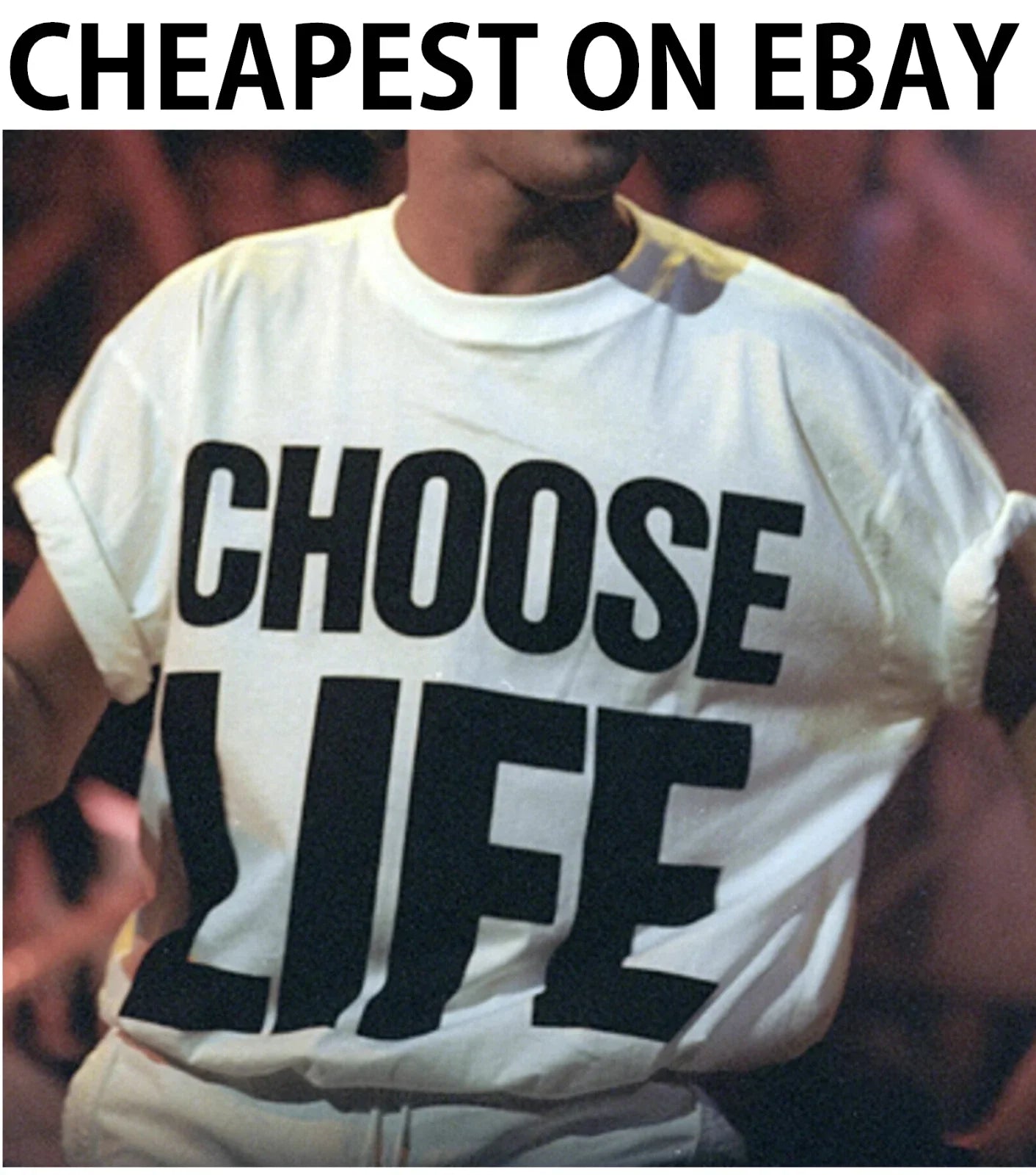 Choose Life Wham Retro 80s 80's T Shirt XS-3XL fancy dress (CHOOSE LIFE, TSHIRT) Unisex T-shirt, Sweatshirt, Hoodie, Long Sleeve Tee - T-Shirt, Sweatshirt, Hoodie