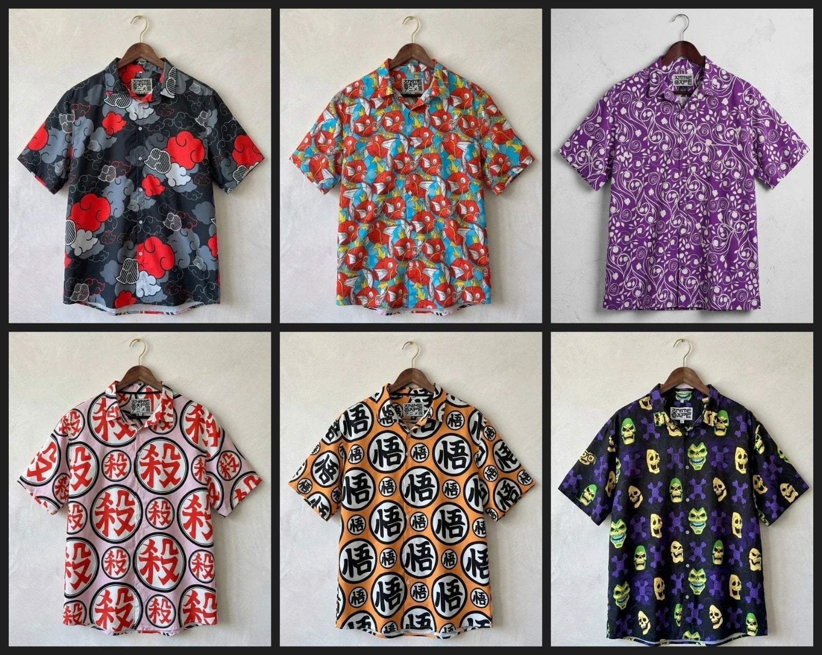 Anime Ape Button Up Hawaiian Shirt 2XL - Excellent Condition Unisex T-shirt, Sweatshirt, Hoodie, Long Sleeve Tee - T-Shirt, Sweatshirt, Hoodie