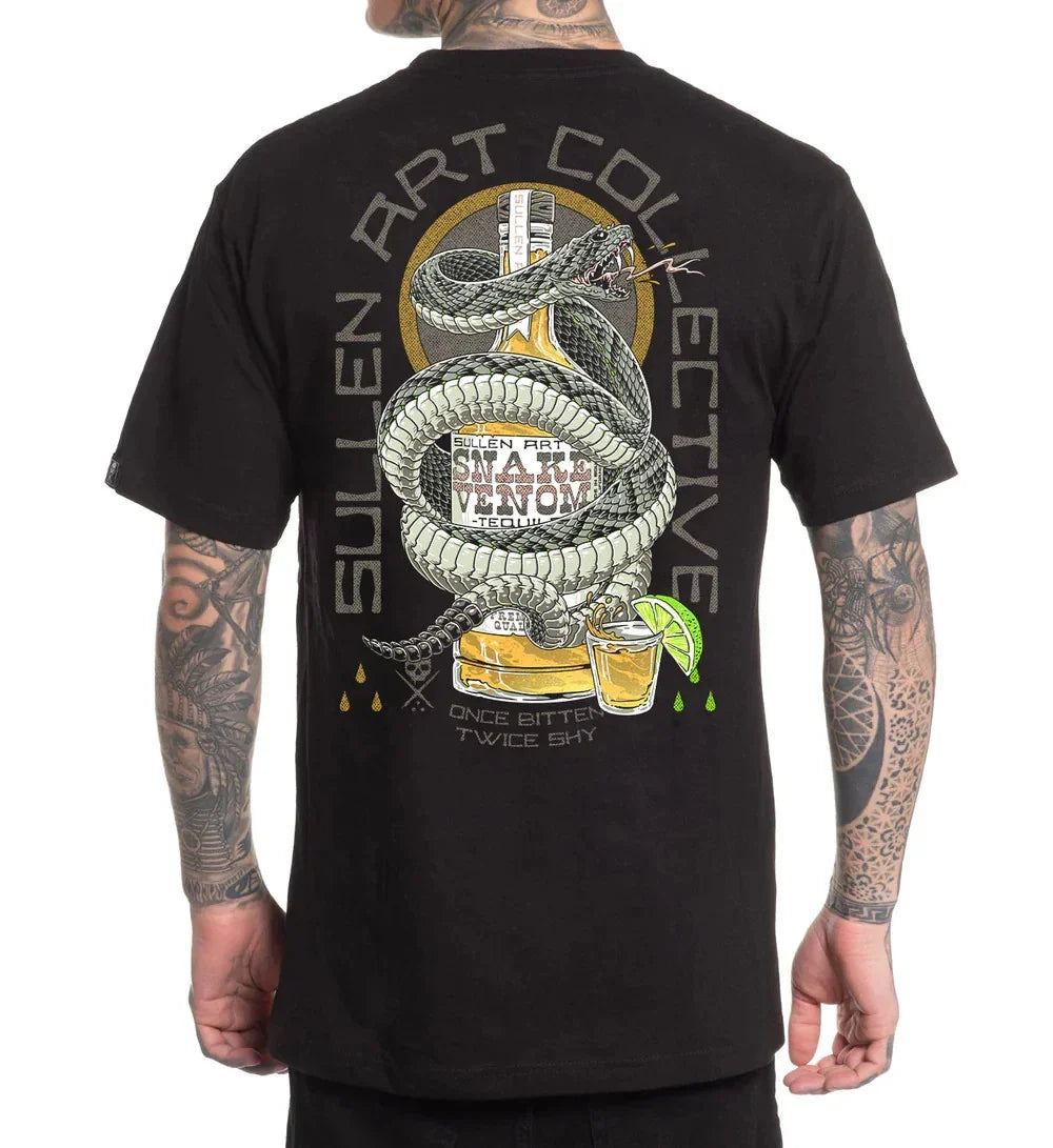 Sullen Art Collective True Artist Pin Up Tattoo Men's Standard Tee SNAKE VENOM Unisex T-shirt, Sweatshirt, Hoodie, Long Sleeve Tee - T-Shirt, Sweatshirt, Hoodie