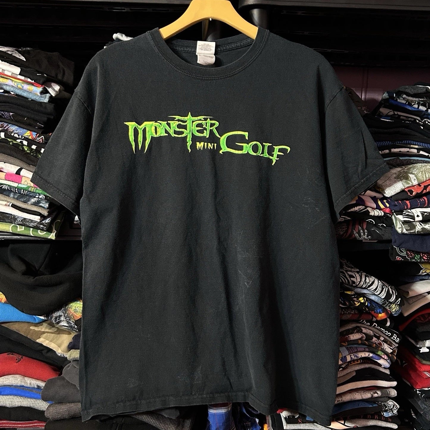 Y2K Grunge Style Monster Mini Golf Deep Dark Demented Graphic T-Shirt Size L Unisex T-shirt, Sweatshirt, Hoodie, Long Sleeve Tee - T-Shirt, Sweatshirt, Hoodie