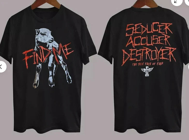Vtg Bray Wyatt Find Me Shirt Cotton Black Full Size Men Women. Unisex T-shirt, Sweatshirt, Hoodie, Long Sleeve Tee - T-Shirt, Sweatshirt, Hoodie