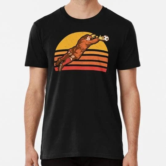 Vintage Retro Soccer Goalkeeper Goalie Gift S to 5XL Made in the USA T-Shirt Unisex T-shirt, Sweatshirt, Hoodie, Long Sleeve Tee - T-Shirt, Sweatshirt, Hoodie