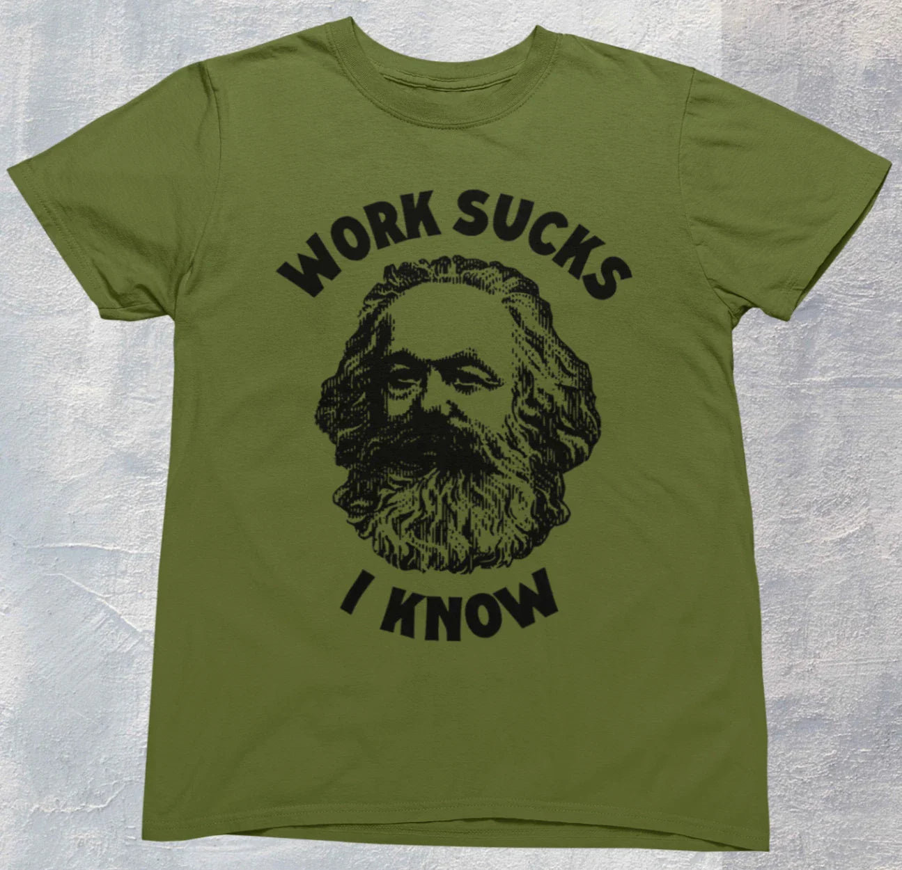Karl Marx Work Sucks T shirt | y2k | aesthetics | 2000s | 90s | Marx Unisex T-shirt, Sweatshirt, Hoodie, Long Sleeve Tee - T-Shirt, Sweatshirt, Hoodie