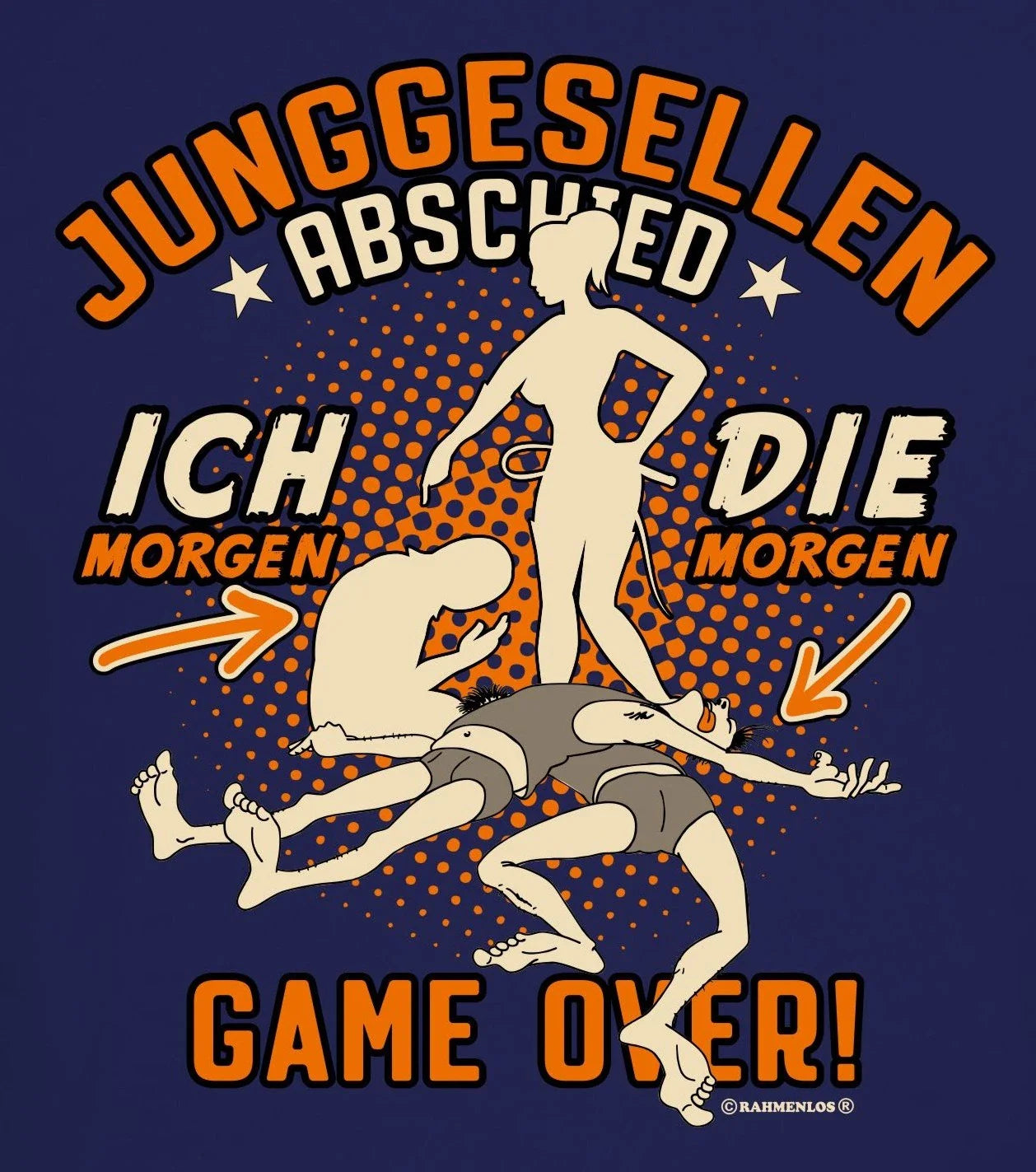 Bachelor Party T-Shirt I'm Tomorrow - Game Over Wedding Quotes Shirts JGA Unisex T-shirt, Sweatshirt, Hoodie, Long Sleeve Tee - T-Shirt, Sweatshirt, Hoodie