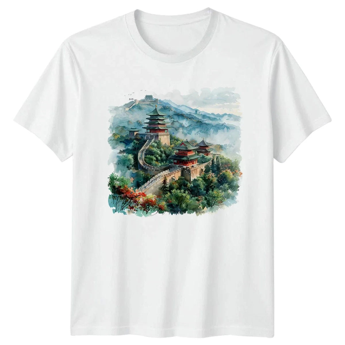 Great Wall Of China Landmark Asian Mens Womens Graphic Tee Travel Souvenir Unisex T-shirt, Sweatshirt, Hoodie, Long Sleeve Tee - T-Shirt, Sweatshirt, Hoodie