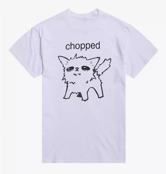 Chopped Cat T-Shirt Size Unisex S-5XL Unisex T-shirt, Sweatshirt, Hoodie, Long Sleeve Tee - T-Shirt, Sweatshirt, Hoodie