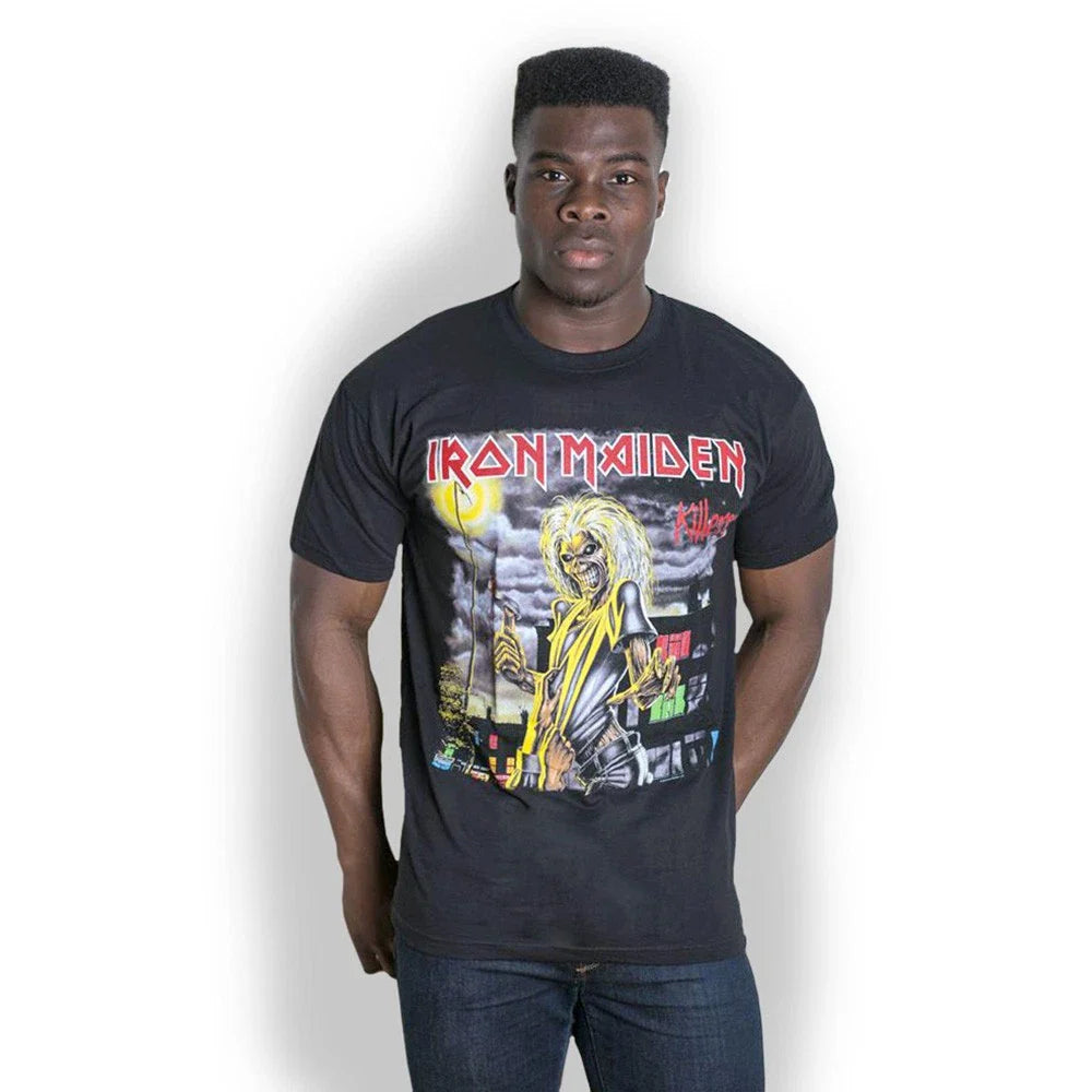 Iron Maiden Killers Cover Eddie Steve Harris Official Mens T-Shirt Unisex T-shirt, Sweatshirt, Hoodie, Long Sleeve Tee - T-Shirt, Sweatshirt, Hoodie