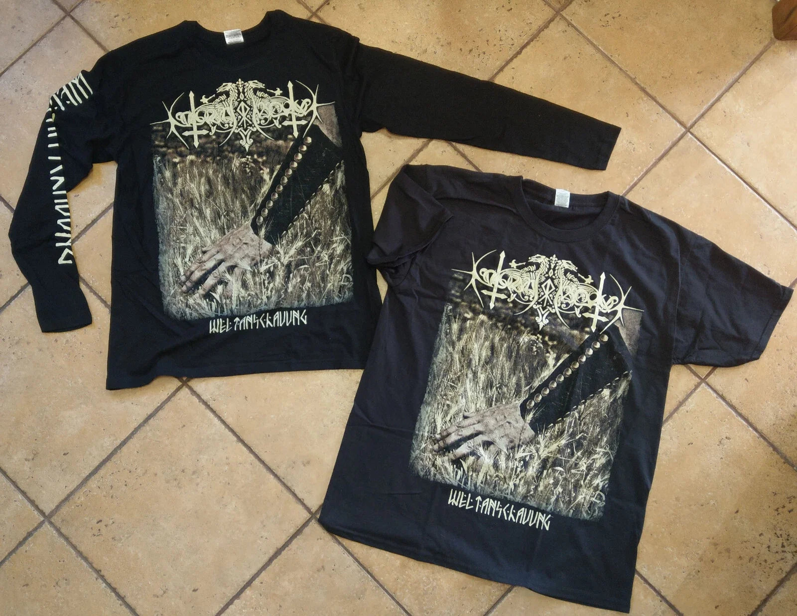 NOKTURNAL MORTUM -  / Weltanschauung (T-Shirt / Longsleeve) Unisex T-shirt, Sweatshirt, Hoodie, Long Sleeve Tee - T-Shirt, Sweatshirt, Hoodie