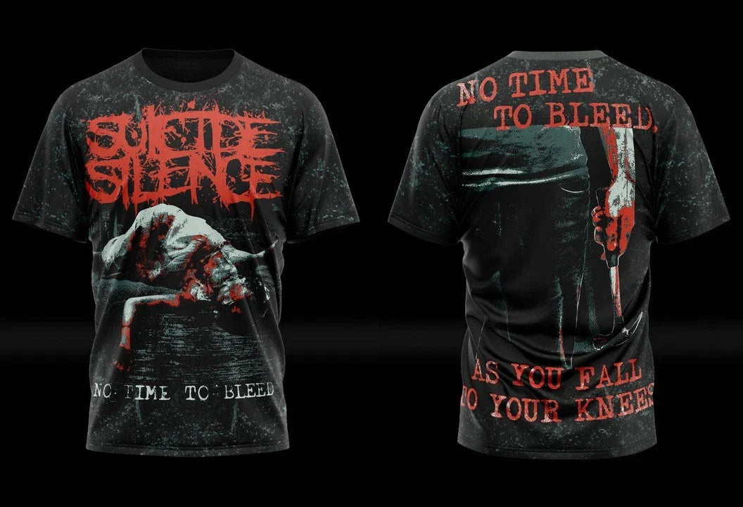Suicide Silence No Time To Bleed All Over Print  S-6XL 3D T-shirt TZ396 Unisex T-shirt, Sweatshirt, Hoodie, Long Sleeve Tee - T-Shirt, Sweatshirt, Hoodie