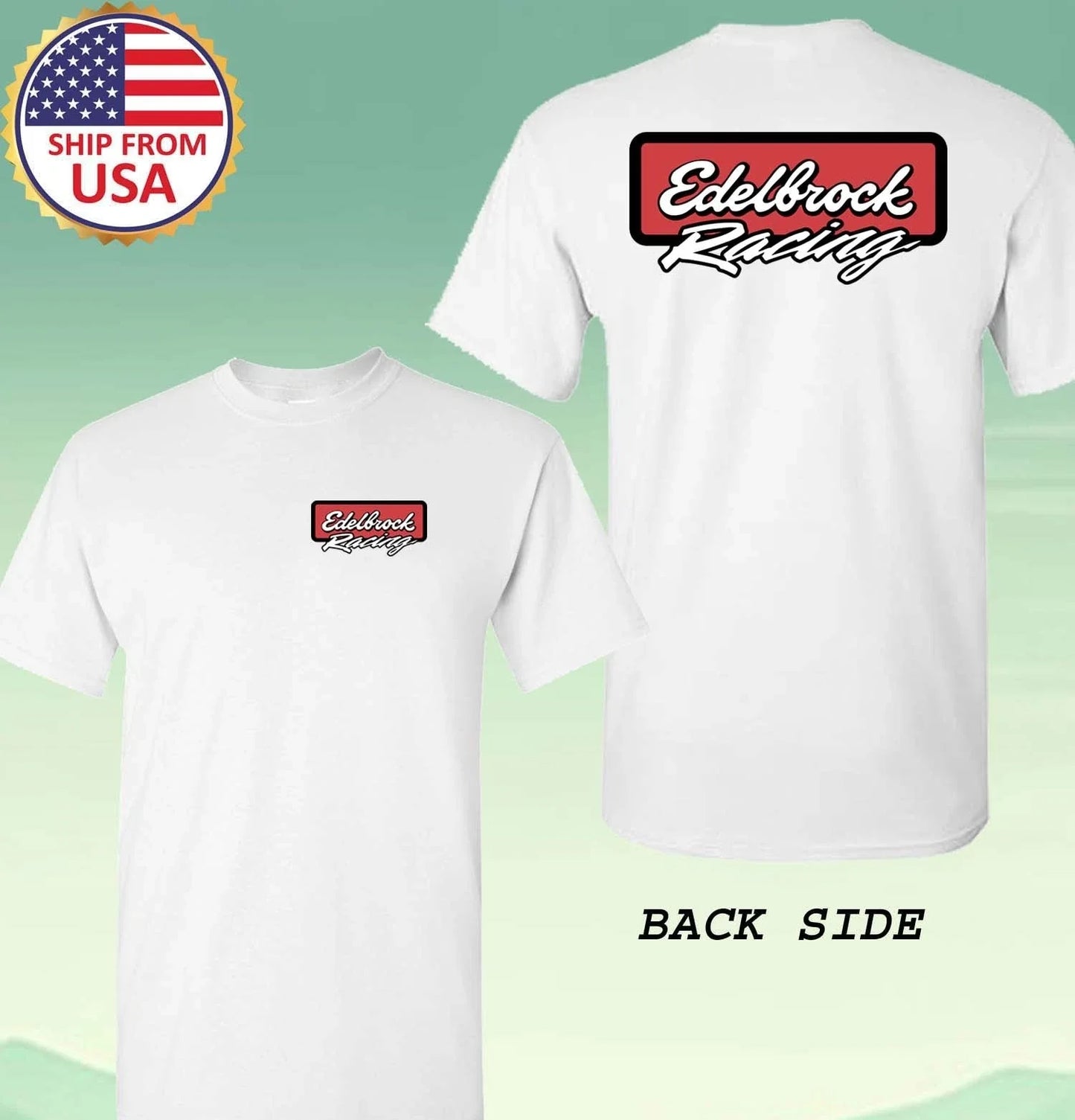 Edelbrock Performance Racing Men's White Size S-5XL Unisex T-shirt, Sweatshirt, Hoodie, Long Sleeve Tee - T-Shirt, Sweatshirt, Hoodie