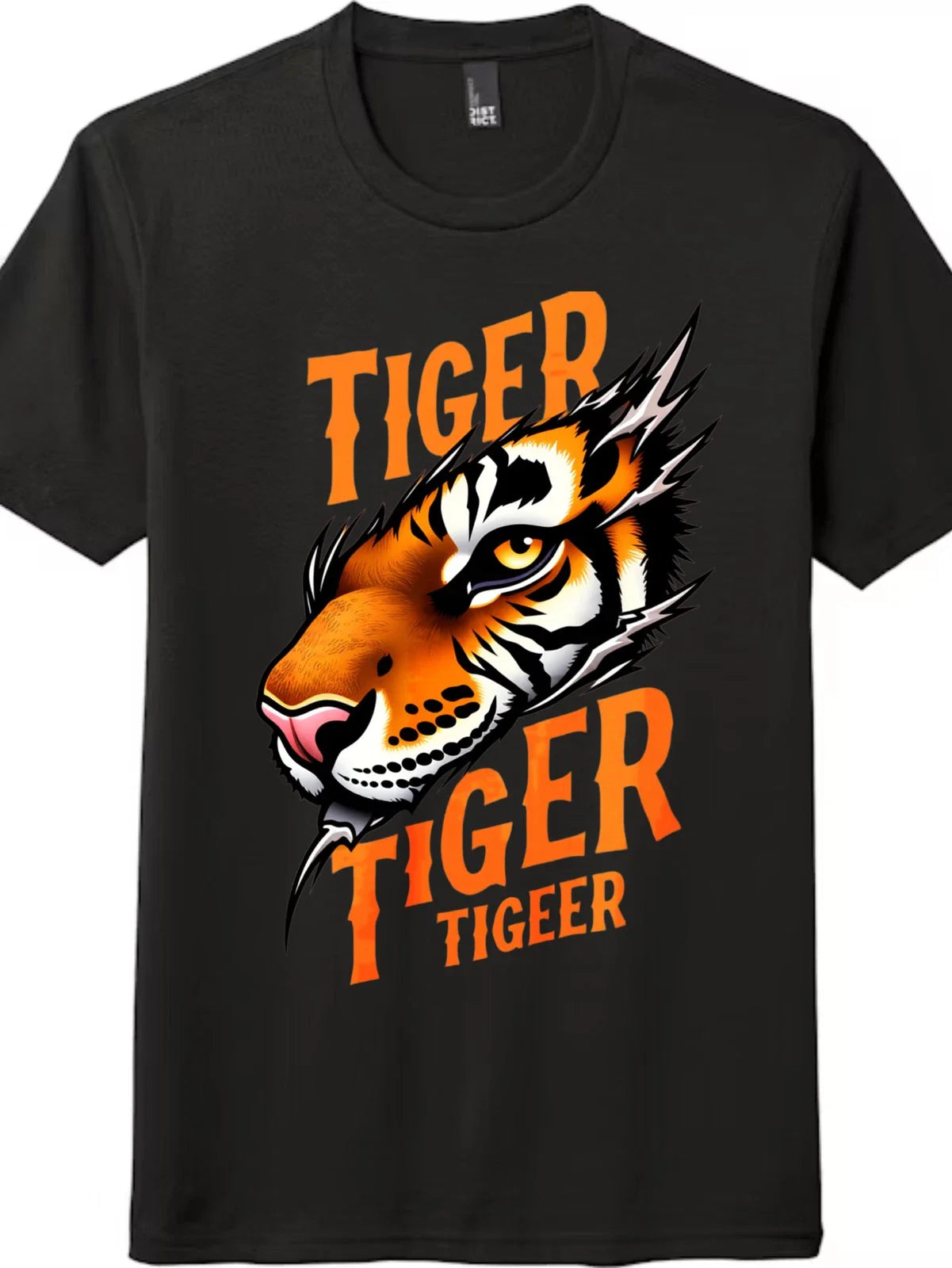 Unisex Retro Tiger Mascot Graphic Tee | Casual Outing & Daily Spirit T-Shirt Unisex T-shirt, Sweatshirt, Hoodie, Long Sleeve Tee - T-Shirt, Sweatshirt, Hoodie