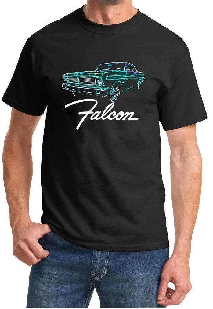 1964 1965 Ford Falcon Hardtop Neon Design Tshirt NEW FREE SHIP Unisex T-shirt, Sweatshirt, Hoodie, Long Sleeve Tee - T-Shirt, Sweatshirt, Hoodie
