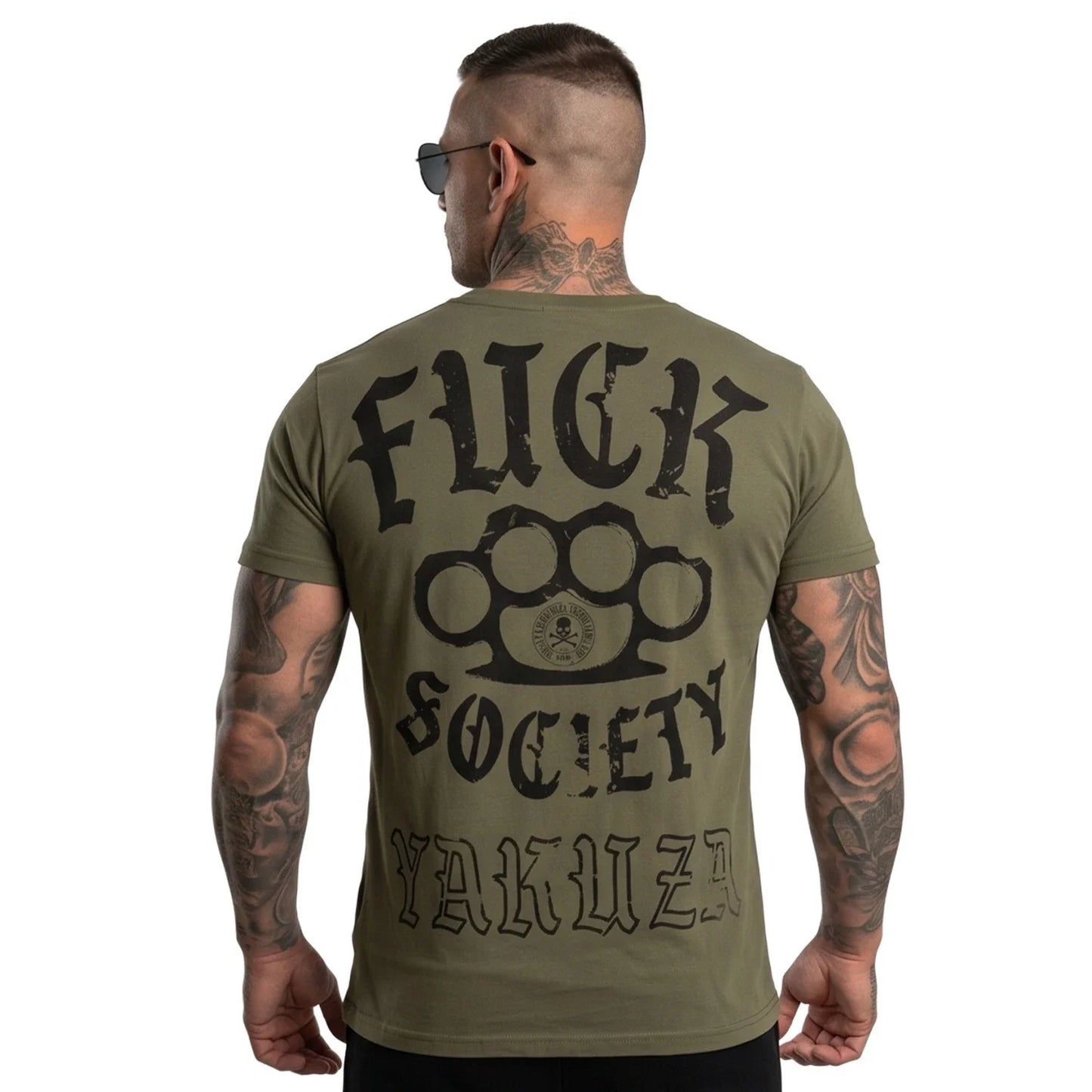 New Yakuza Men's FS Knuckles Regular T-Shirt - Grape Leaf Unisex T-shirt, Sweatshirt, Hoodie, Long Sleeve Tee - T-Shirt, Sweatshirt, Hoodie