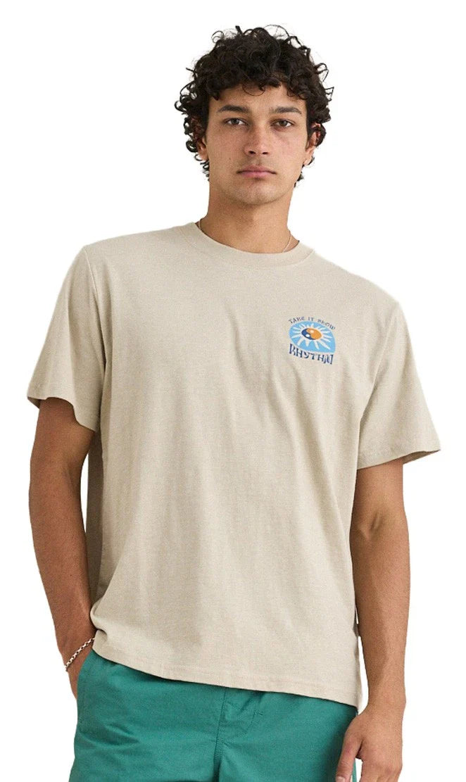 Rhythm Slow Down Slub SS T-Shirt - Moonrock - New Unisex T-shirt, Sweatshirt, Hoodie, Long Sleeve Tee - T-Shirt, Sweatshirt, Hoodie