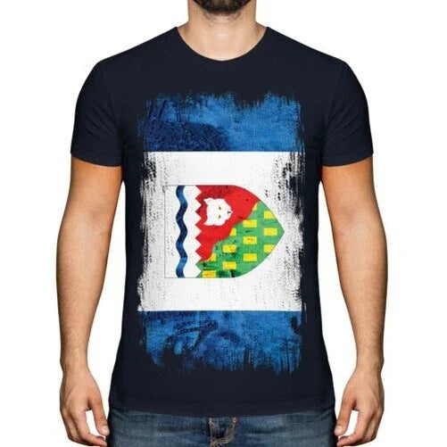 Northwest Territories Grunge Flag T-Shirt Jersey Gift Clothing Unisex T-shirt, Sweatshirt, Hoodie, Long Sleeve Tee - T-Shirt, Sweatshirt, Hoodie