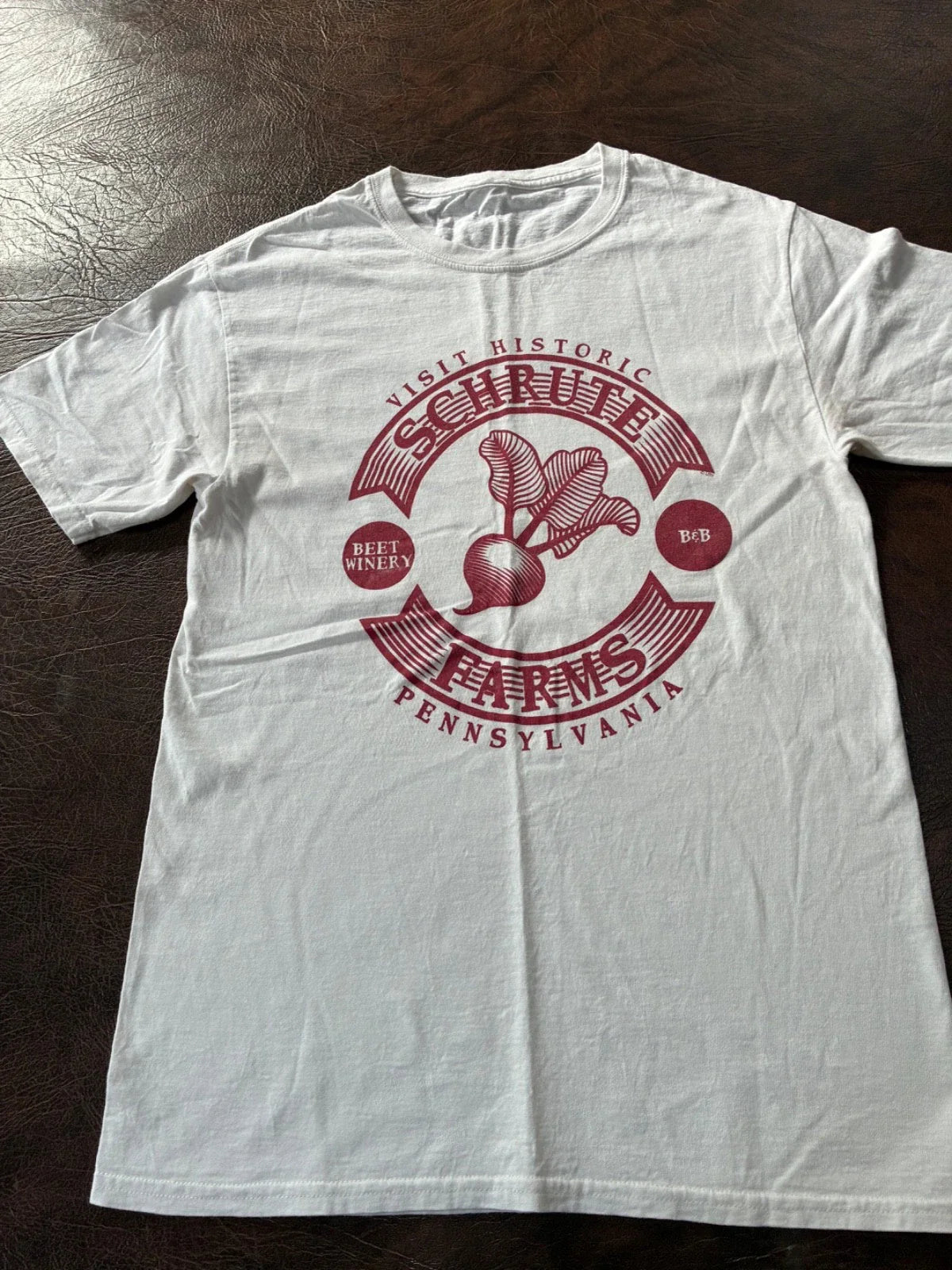 Size S SHRUTE FARMS T-Shirt White Beets Unisex T-shirt, Sweatshirt, Hoodie, Long Sleeve Tee - T-Shirt, Sweatshirt, Hoodie