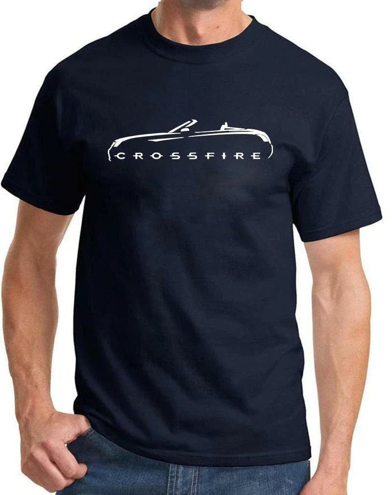 Chrysler Crossfire Convertible Classic Outline Design Tshirt NEW COLORS Unisex T-shirt, Sweatshirt, Hoodie, Long Sleeve Tee - T-Shirt, Sweatshirt, Hoodie