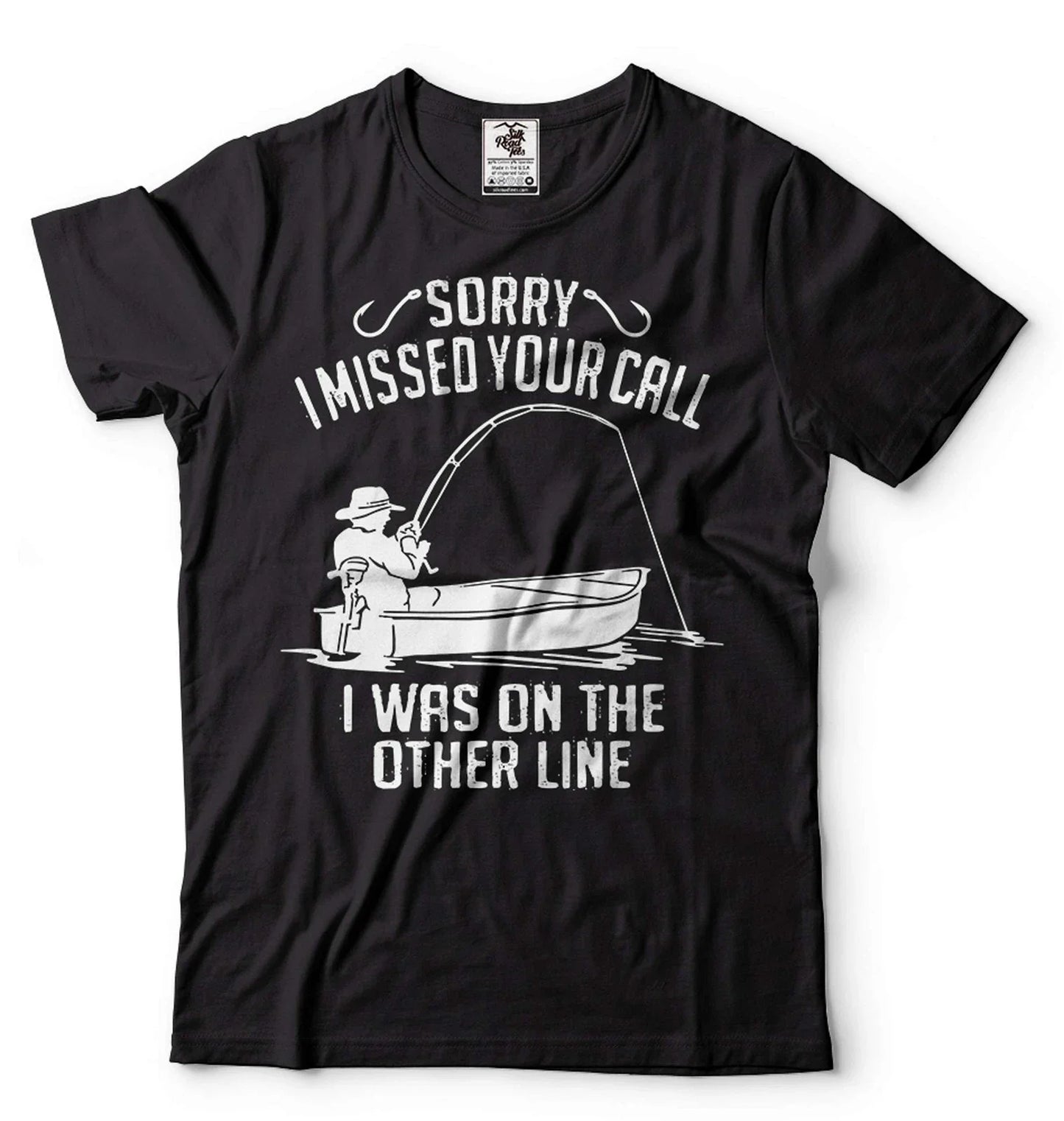 Men's Fishing Shirt Funny Fishing Tee Sorry I Missed Your Call Shirt Fishing Tee Unisex T-shirt, Sweatshirt, Hoodie, Long Sleeve Tee - T-Shirt, Sweatshirt, Hoodie