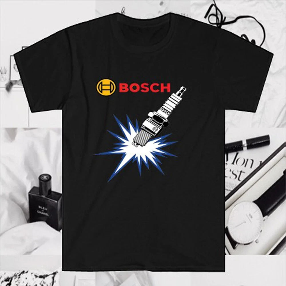 Bosch Spark Plugsm Men's Black Size S to 5XL Unisex T-shirt, Sweatshirt, Hoodie, Long Sleeve Tee - T-Shirt, Sweatshirt, Hoodie