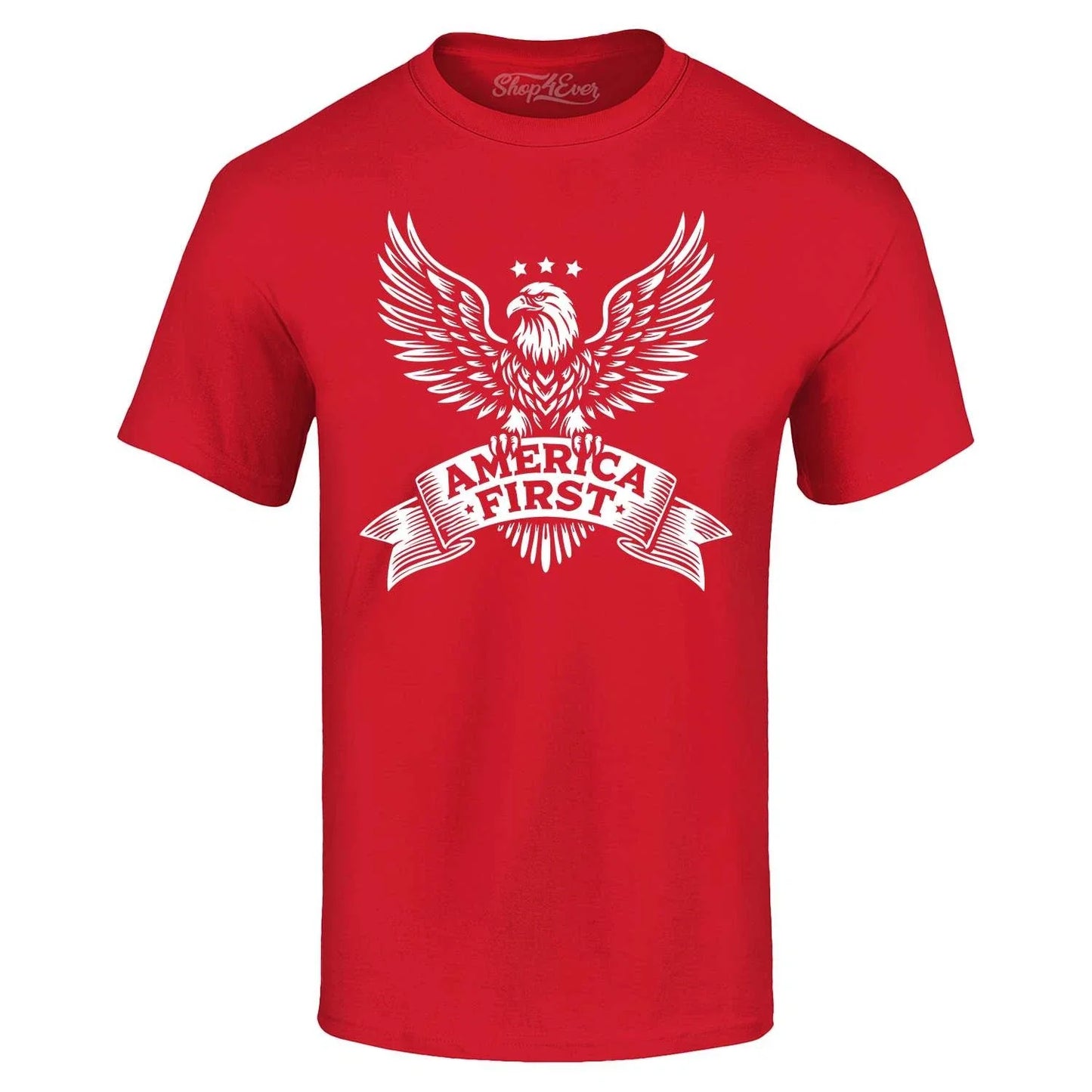 America First Eagle T-shirt United States of America Patriotic Shirt Unisex T-shirt, Sweatshirt, Hoodie, Long Sleeve Tee - T-Shirt, Sweatshirt, Hoodie